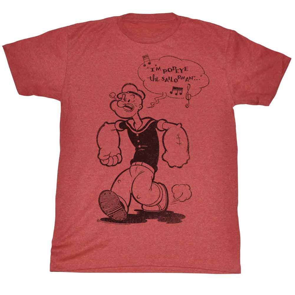 Popeye Sailorman Red TShirt