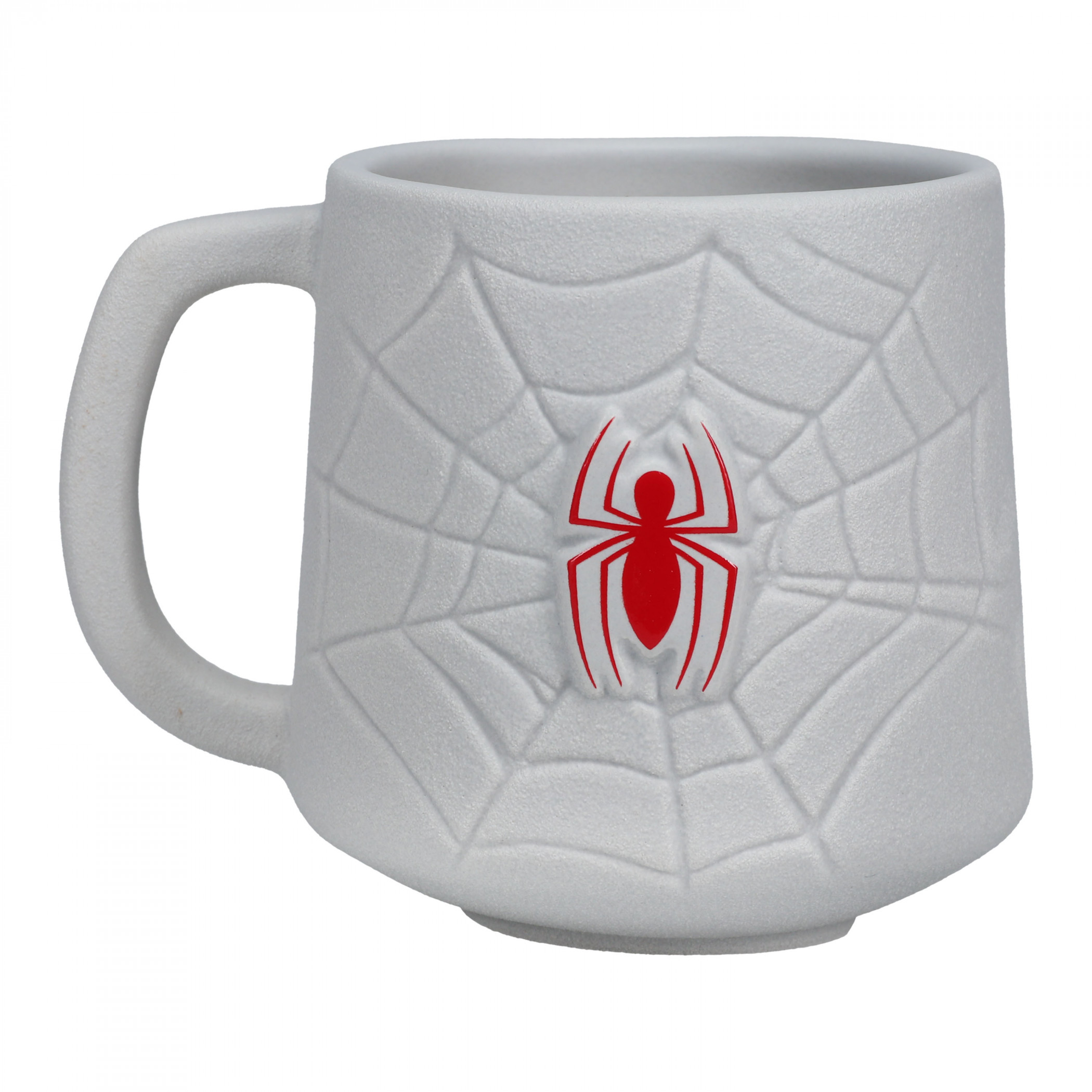 Spider-Man Embossed Web Oversized Ceramic Mug, Grey