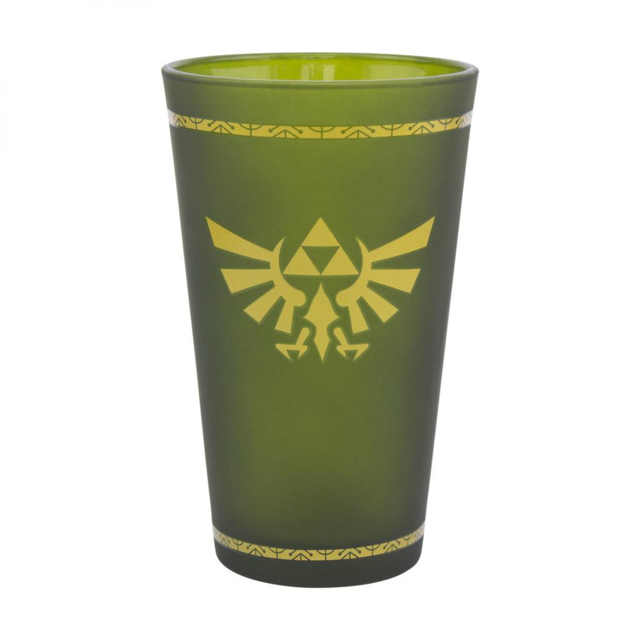 The Legend of Zelda Hyrule Crest Pint Glass, Green