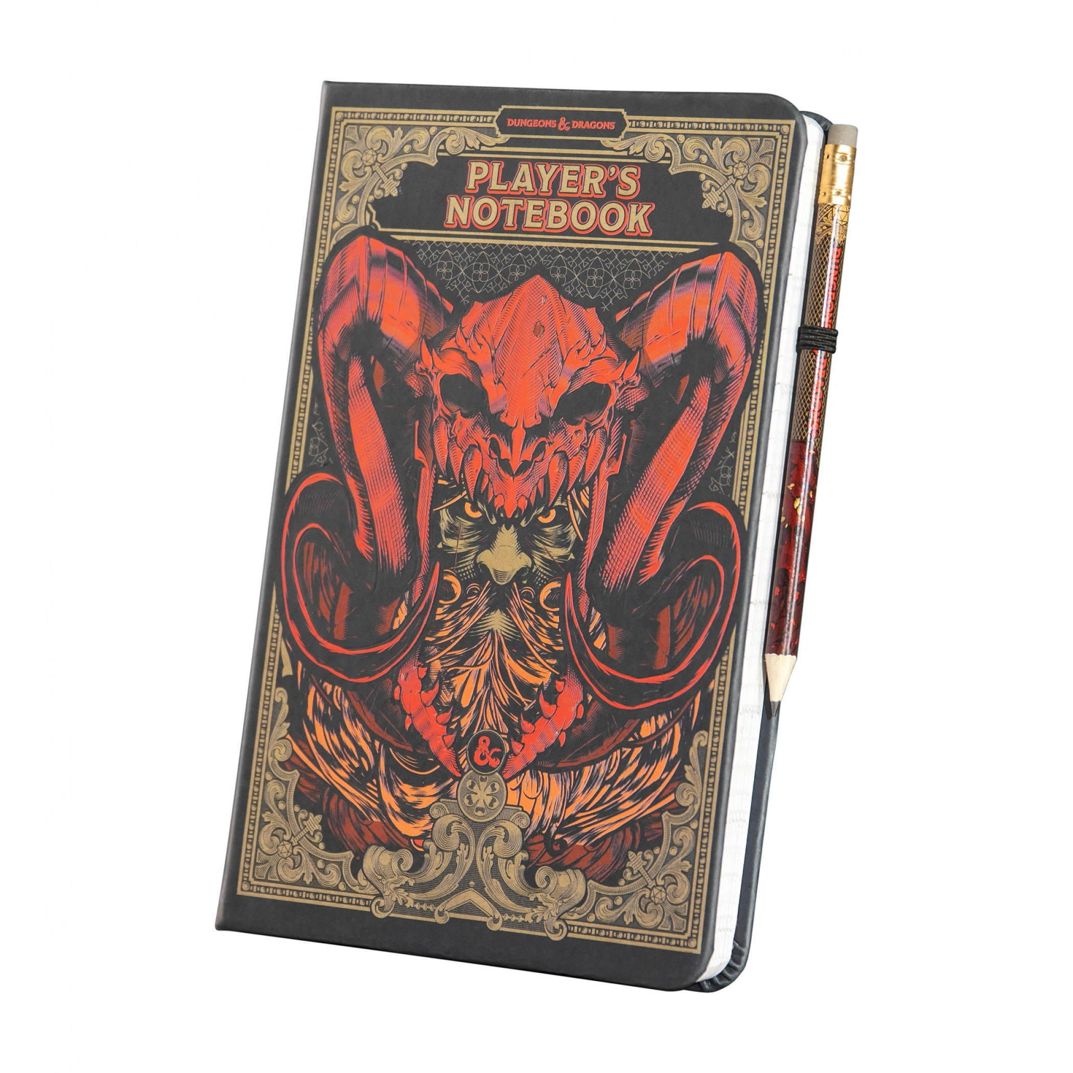 Dungeons and Dragons Notebook and Pencil, Multi-Color