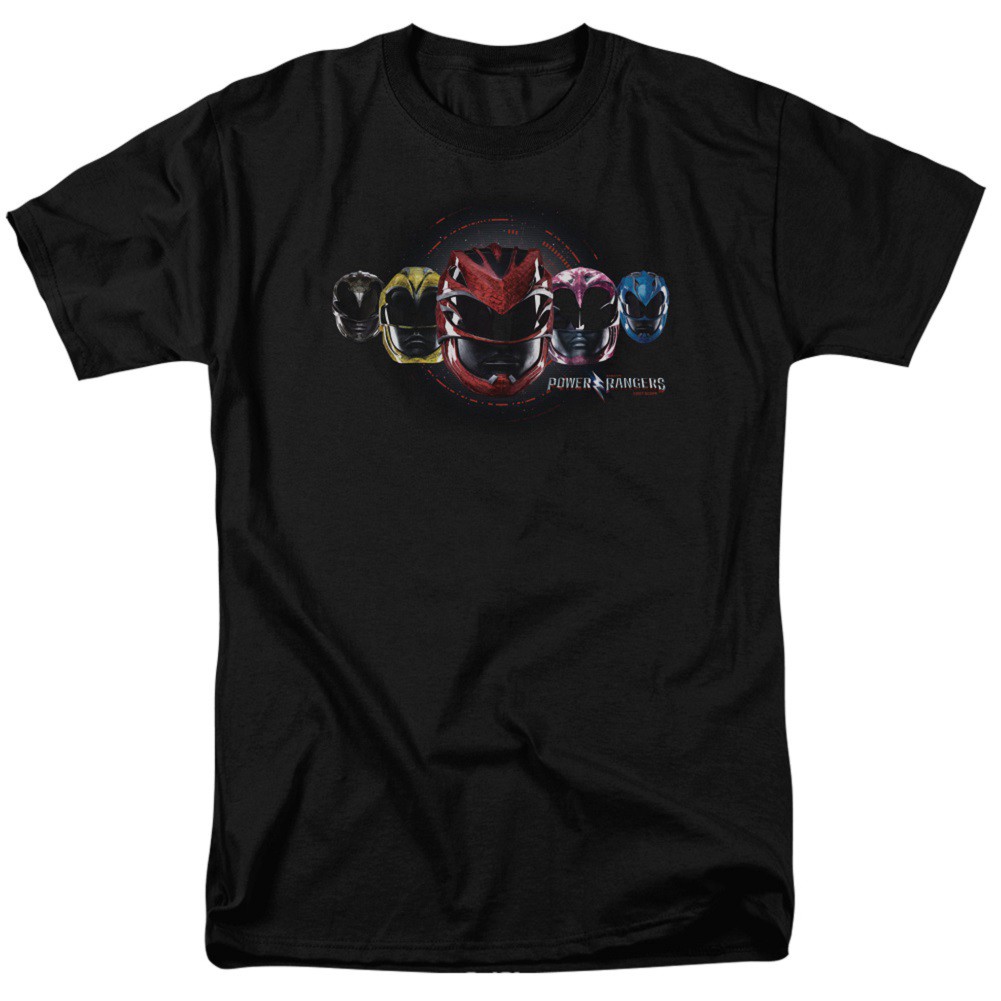 Power Rangers The Movie Helmets Tshirt