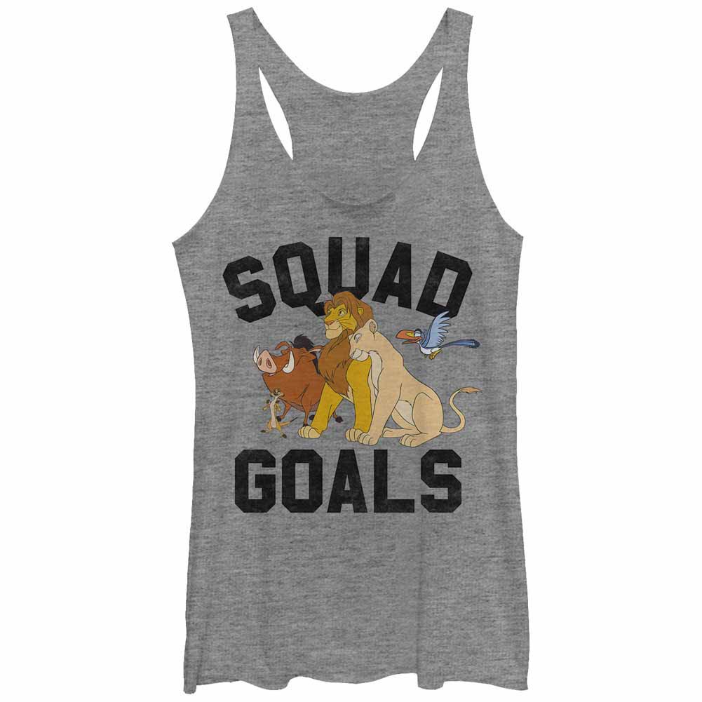 Disney Lion King Squad Goals Gray Juniors Tank Top