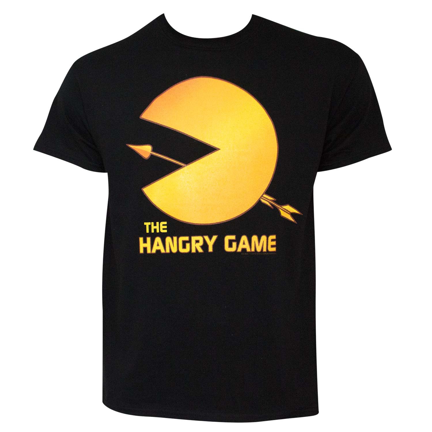 Pac-Man Hangry Games Men's Black T-Shirt, Black