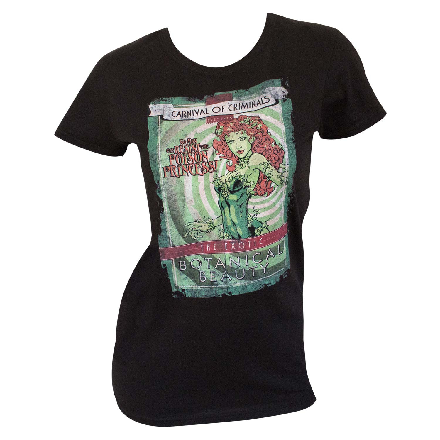 Batman Carnival Of Criminals Black Women's Tee Shirt, Black