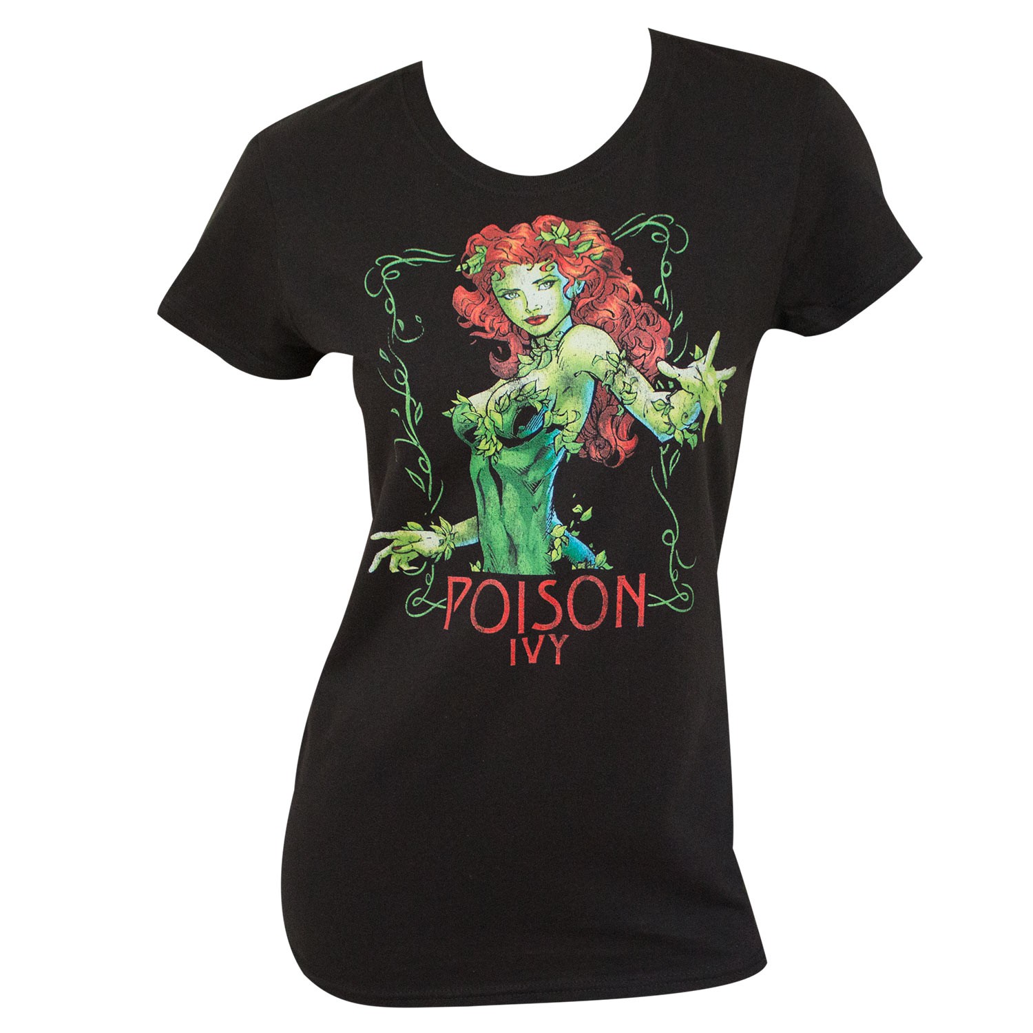 Batman Villains Poison Ivy Womens T-Shirt