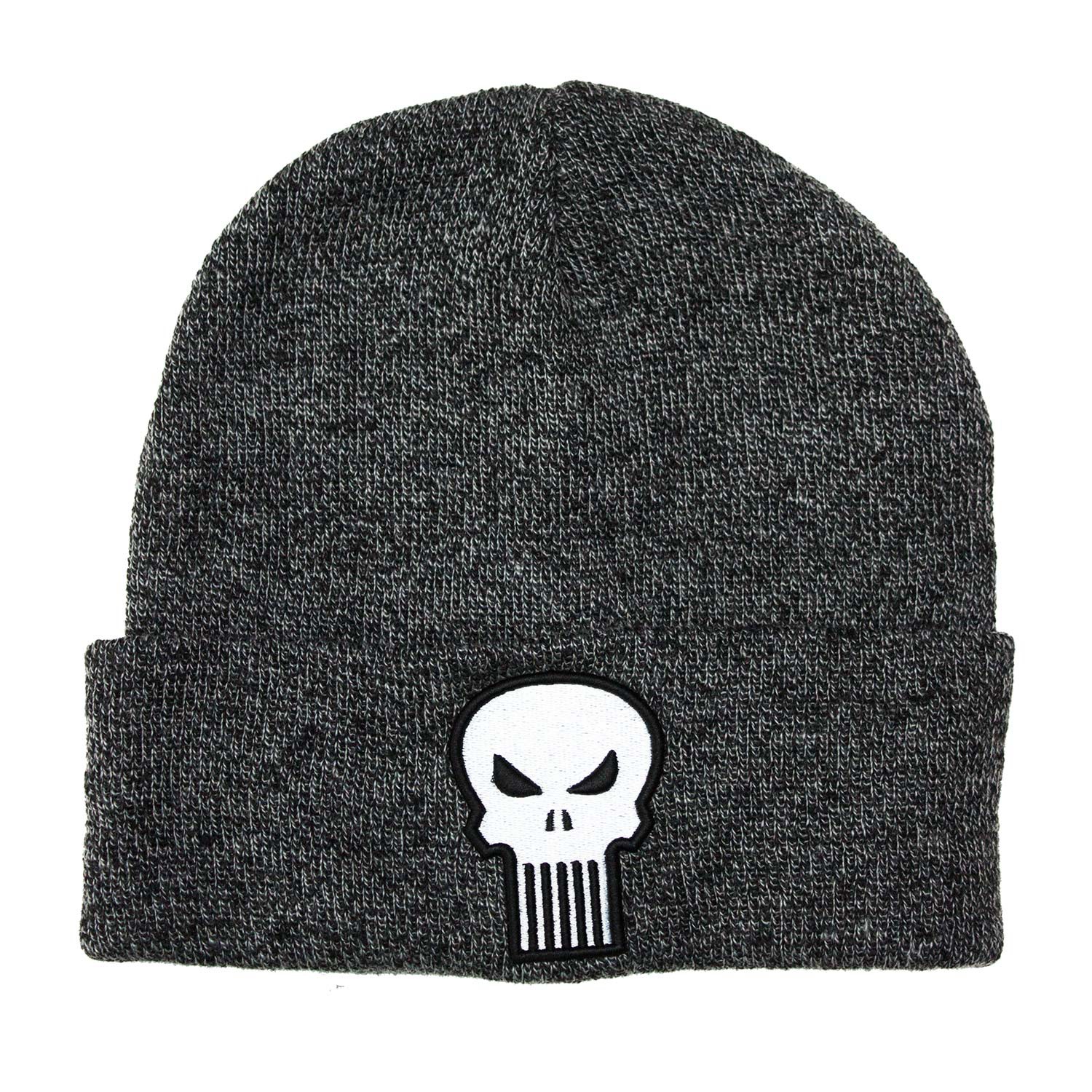 Punisher Skull Logo Grey Winter Hat
