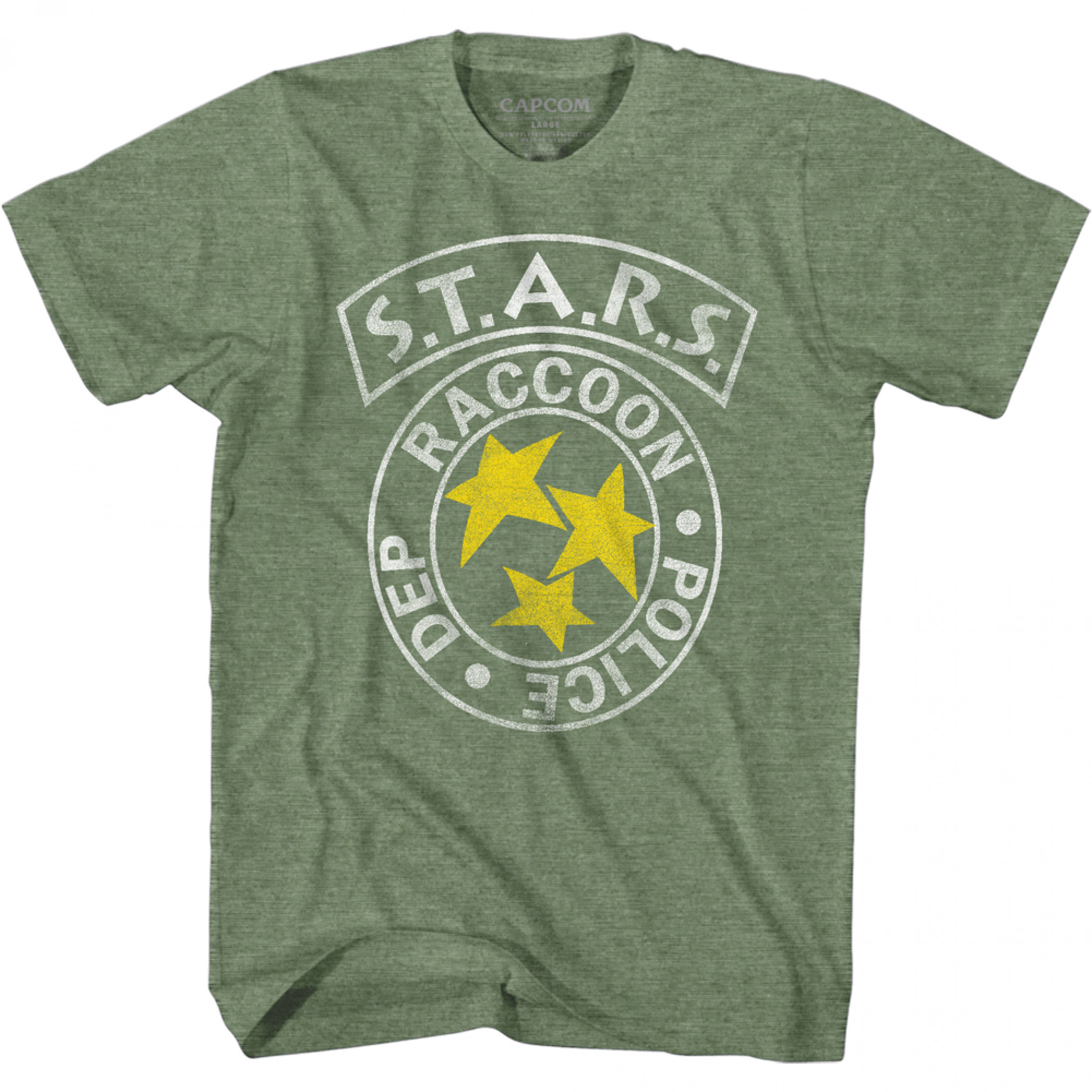 Resident Evil STARS Racoon City Police T-Shirt, Green