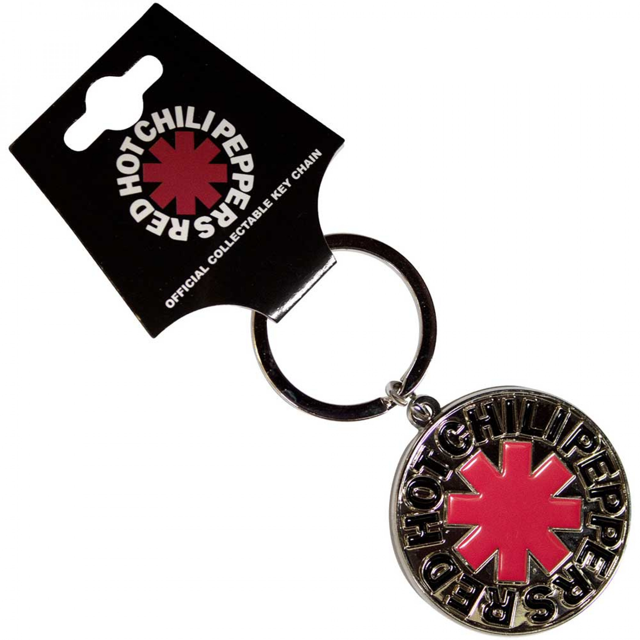 Red Hot Chili Peppers Asterisk Logo Keychain