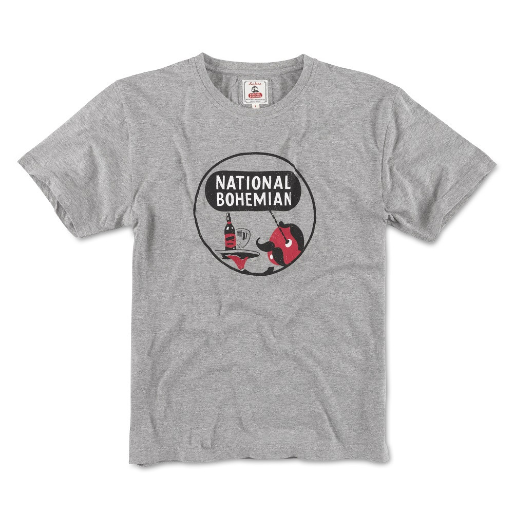 National Bohemia Beer Men's Grey T-Shirt