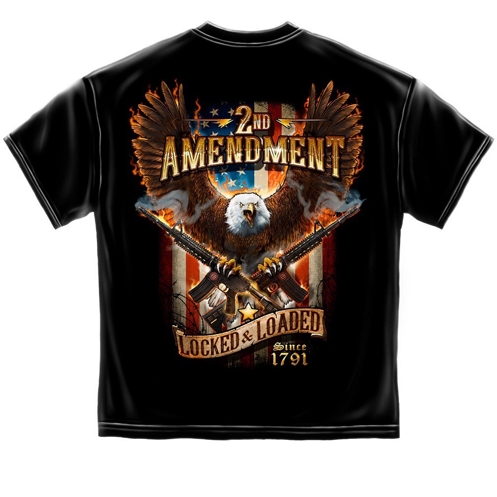 2nd Amendment Locked and Loaded Tshirt