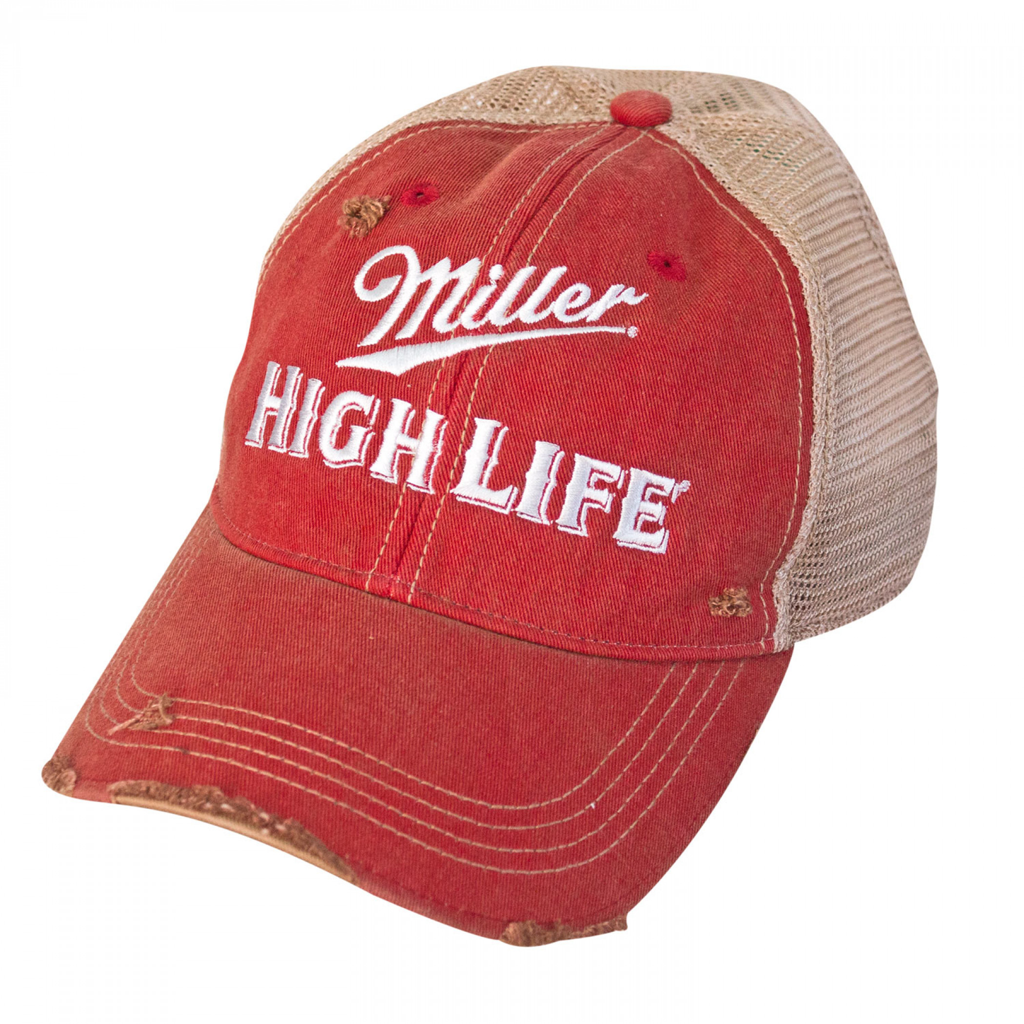 Miller High Life Vintage Mesh Hat