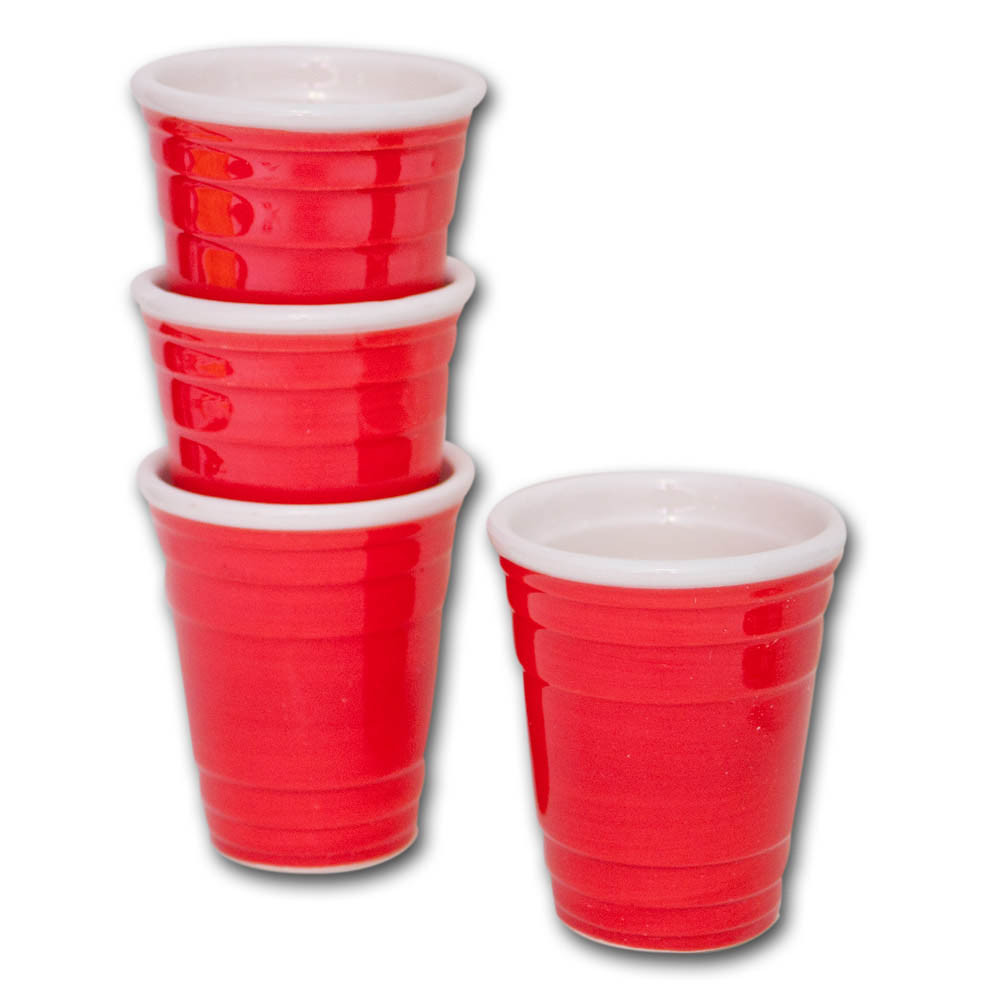 Red Solo Cup Shooters (Set of 4)