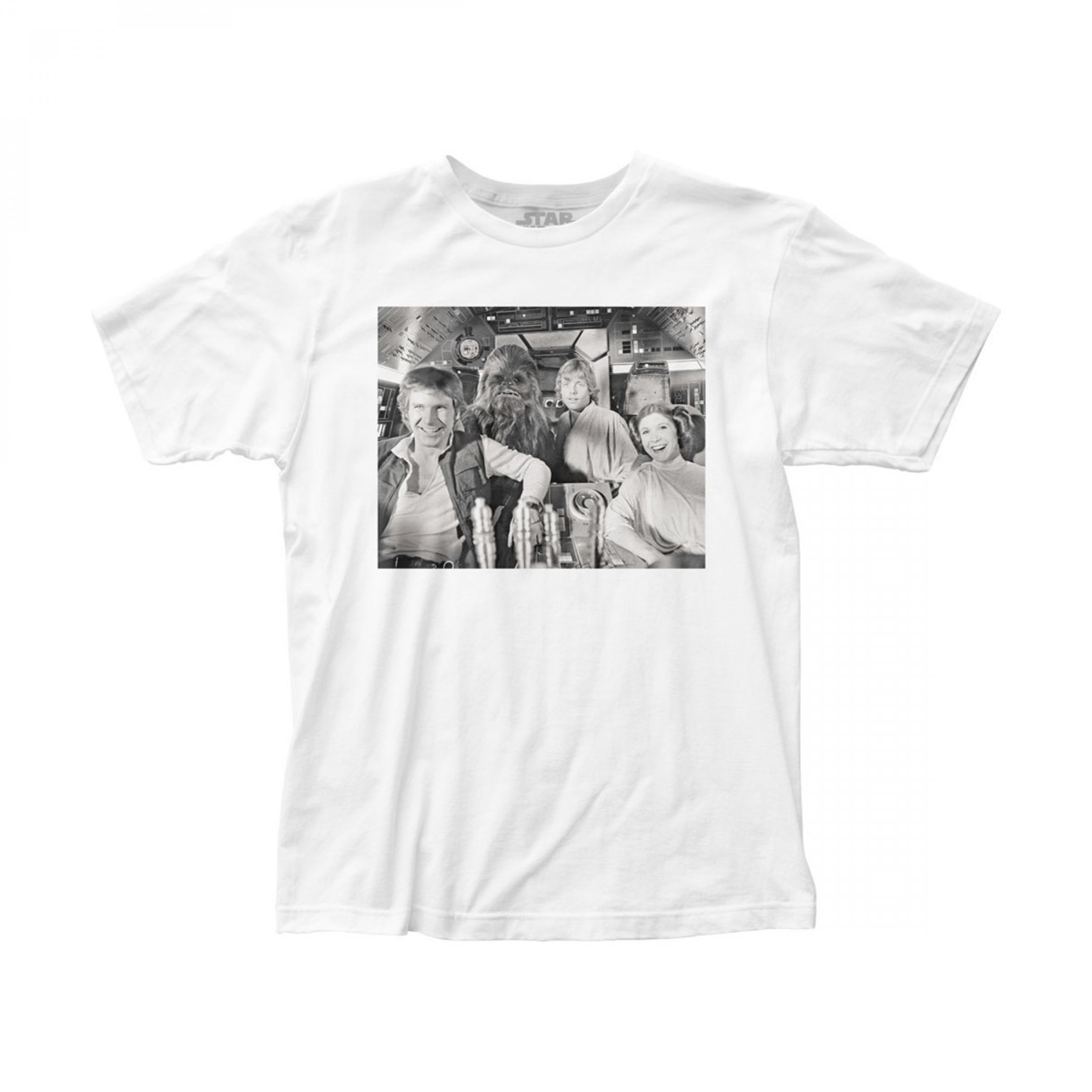 Star Wars Happy Cockpit T-Shirt, White