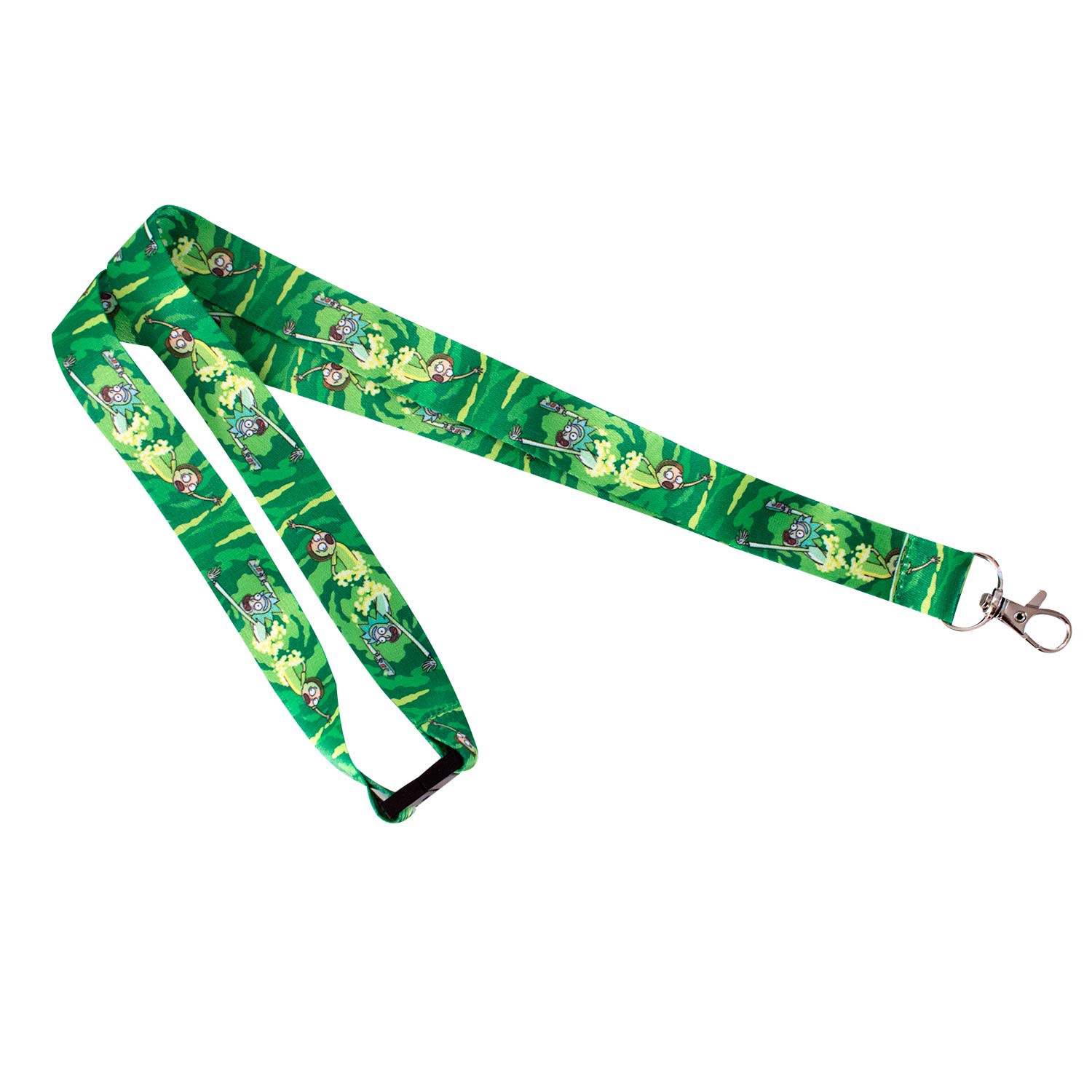 Rick And Morty Green Lanyard