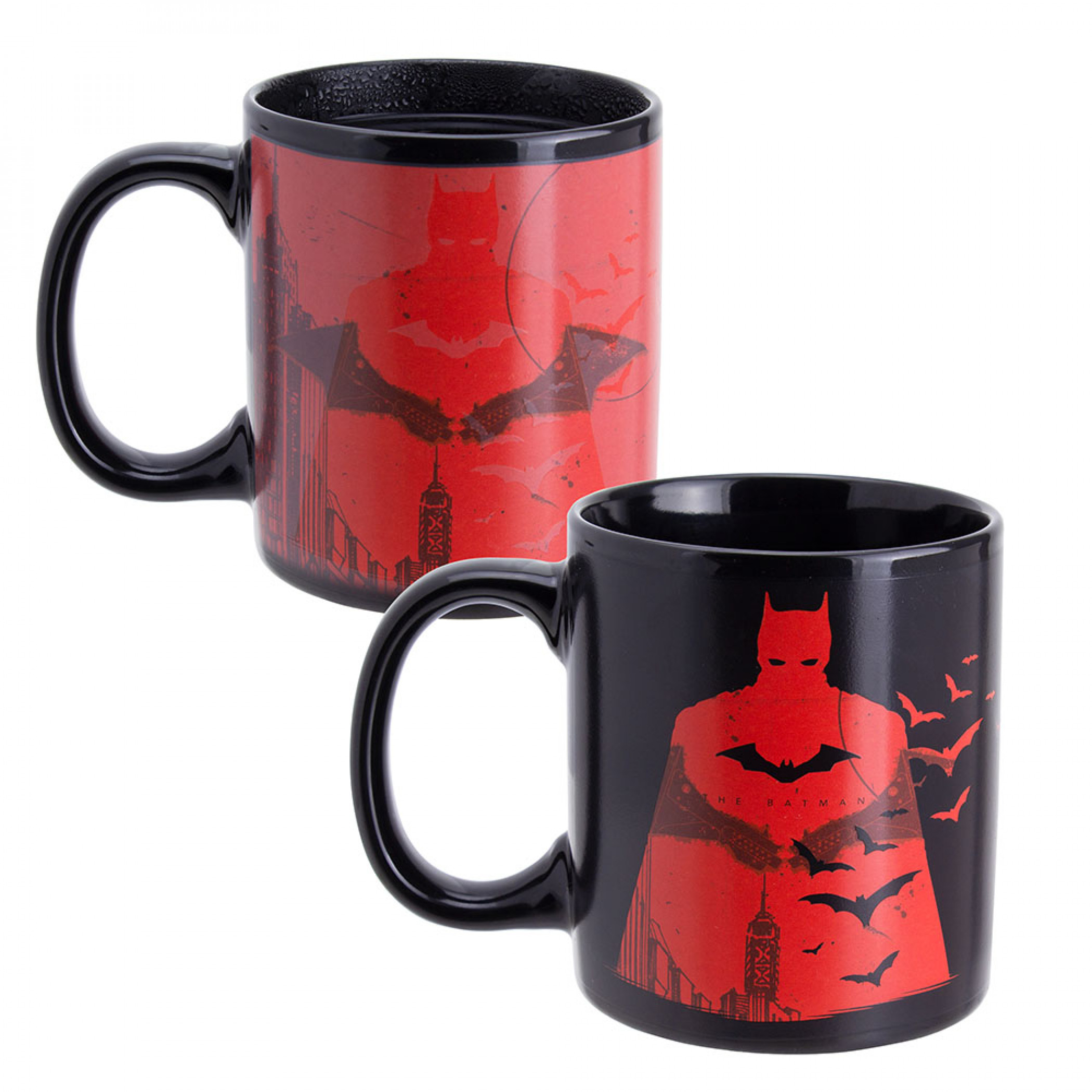 DC Comics The Batman 10oz Heat Change Ceramic Mug, Multi-Color