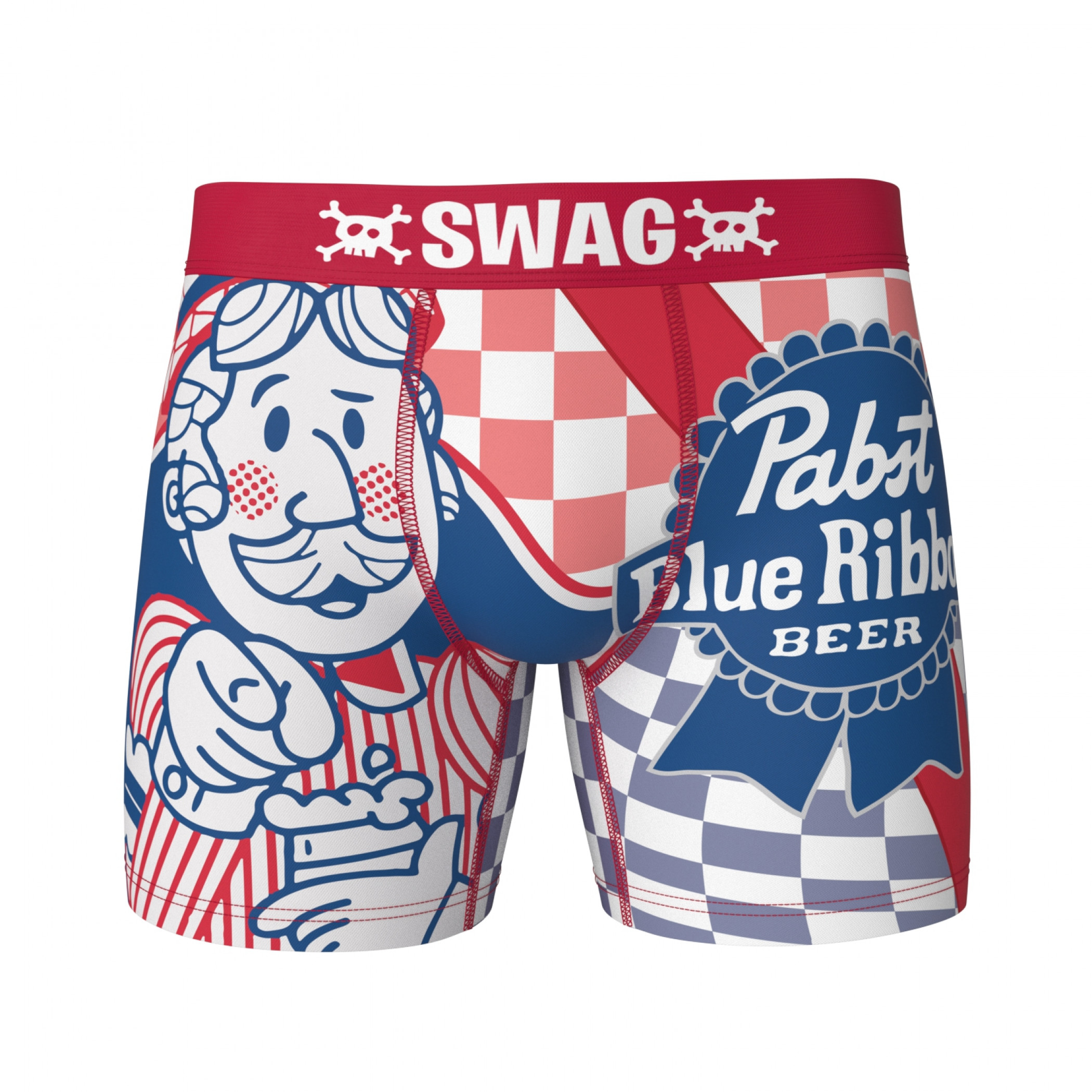 Pabst Blue Ribbon Beer Man Swag Boxer Briefs in a Can