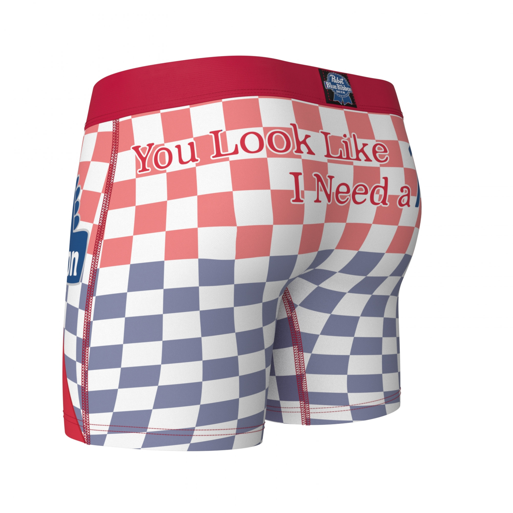 Pabst Blue Ribbon Beer Man Swag Boxer Briefs in a Can