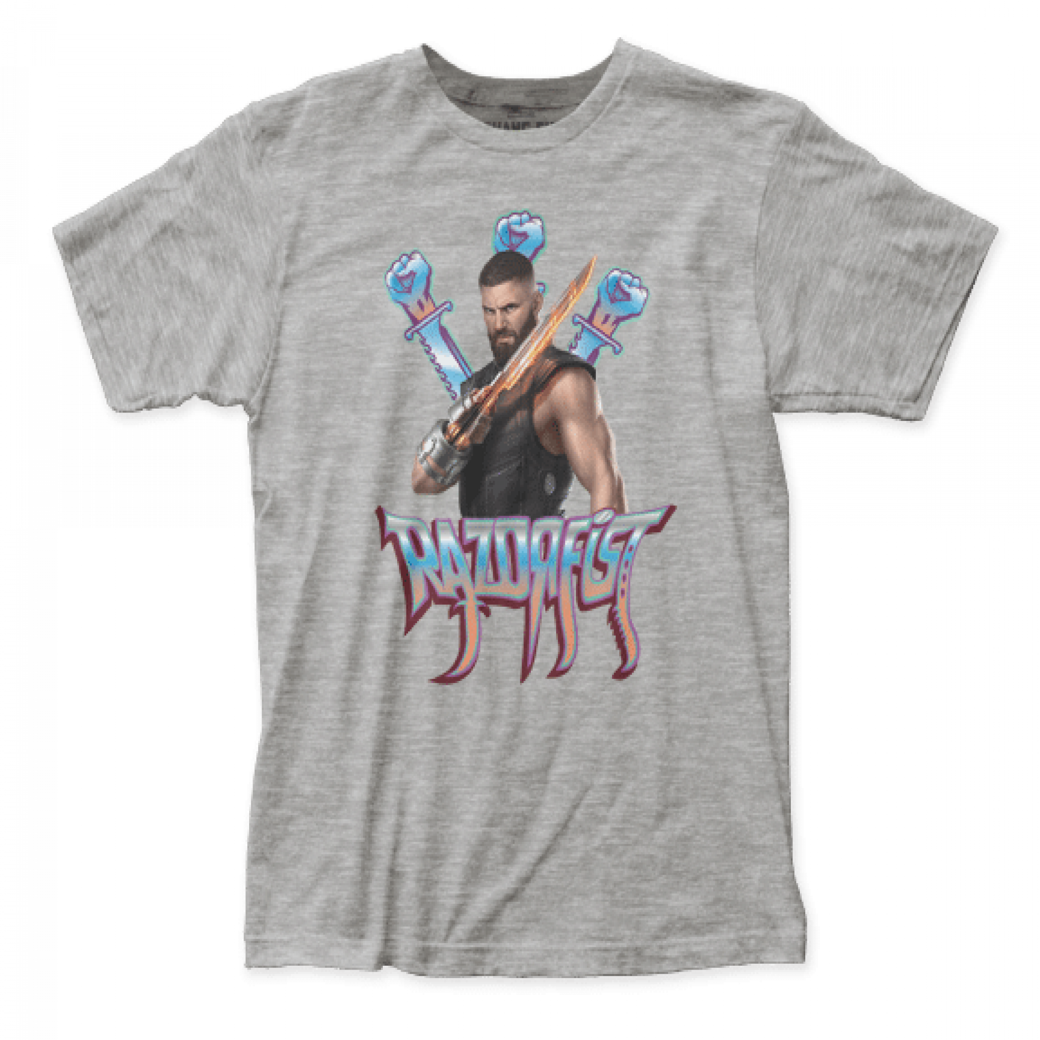 Marvel Shang-Chi And The Legend Of The Ten Rings Razorfist T-Shirt, Grey