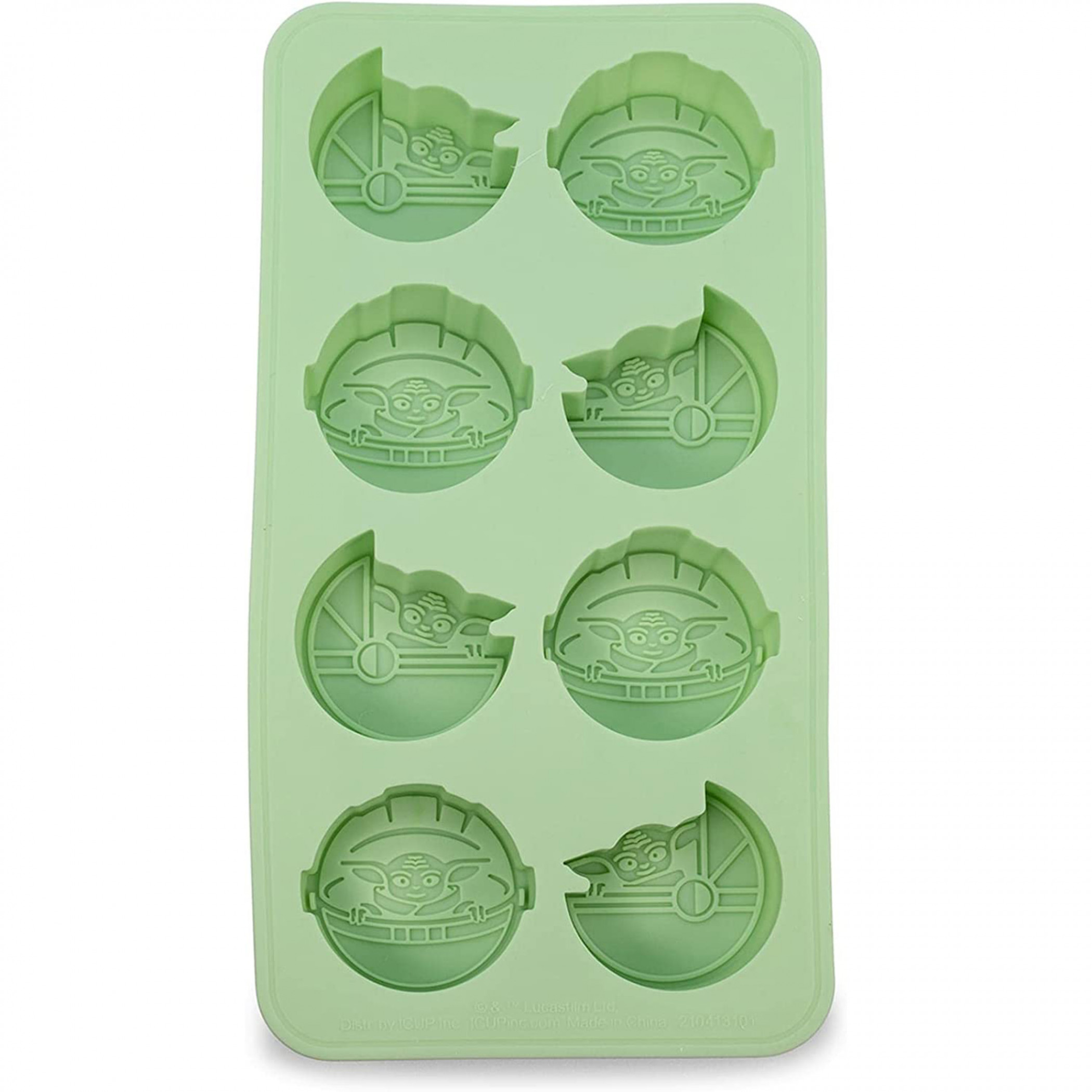 Star Wars The Mandalorian Grogu The Child in Pram Ice Cube Tray, Green