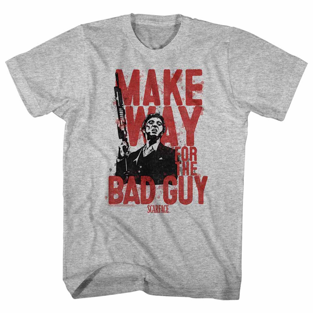 Scarface Statue Stairs Black T-Shirt