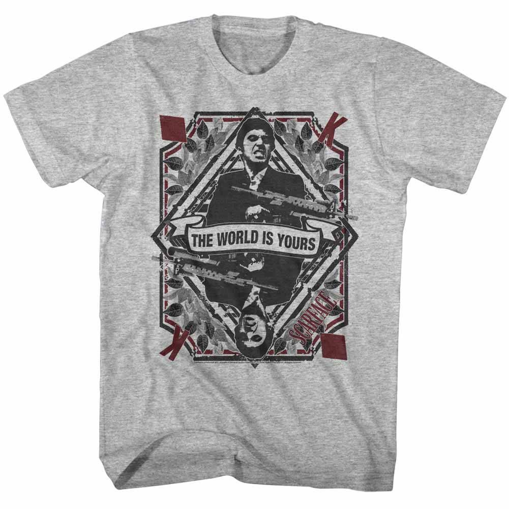 Scarface King Of Diamonds Gray T-Shirt