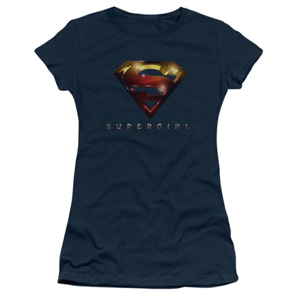 Supergirl The TV Series Logo Women's Tshirt, Blue