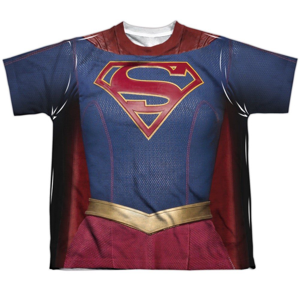 Supergirl Youth Costume Tee, Blue