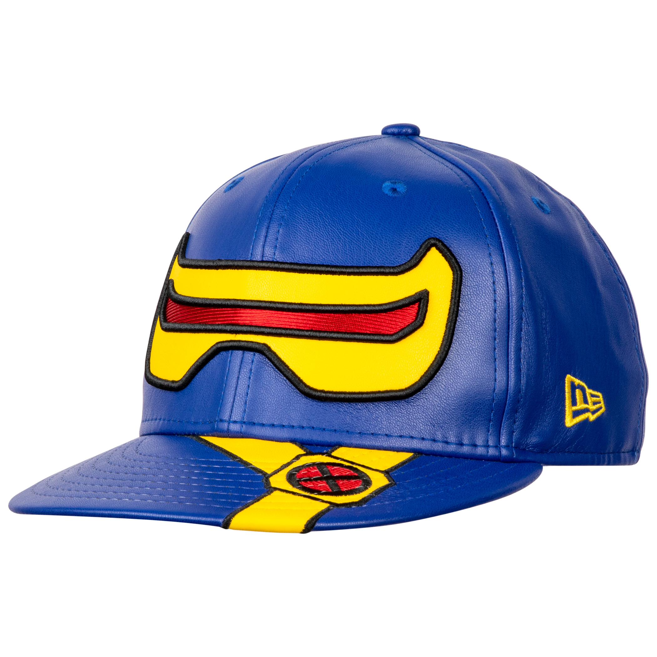 X-Men's Cyclops Character Armor 59Fifty Fitted New Era Hat, Blue