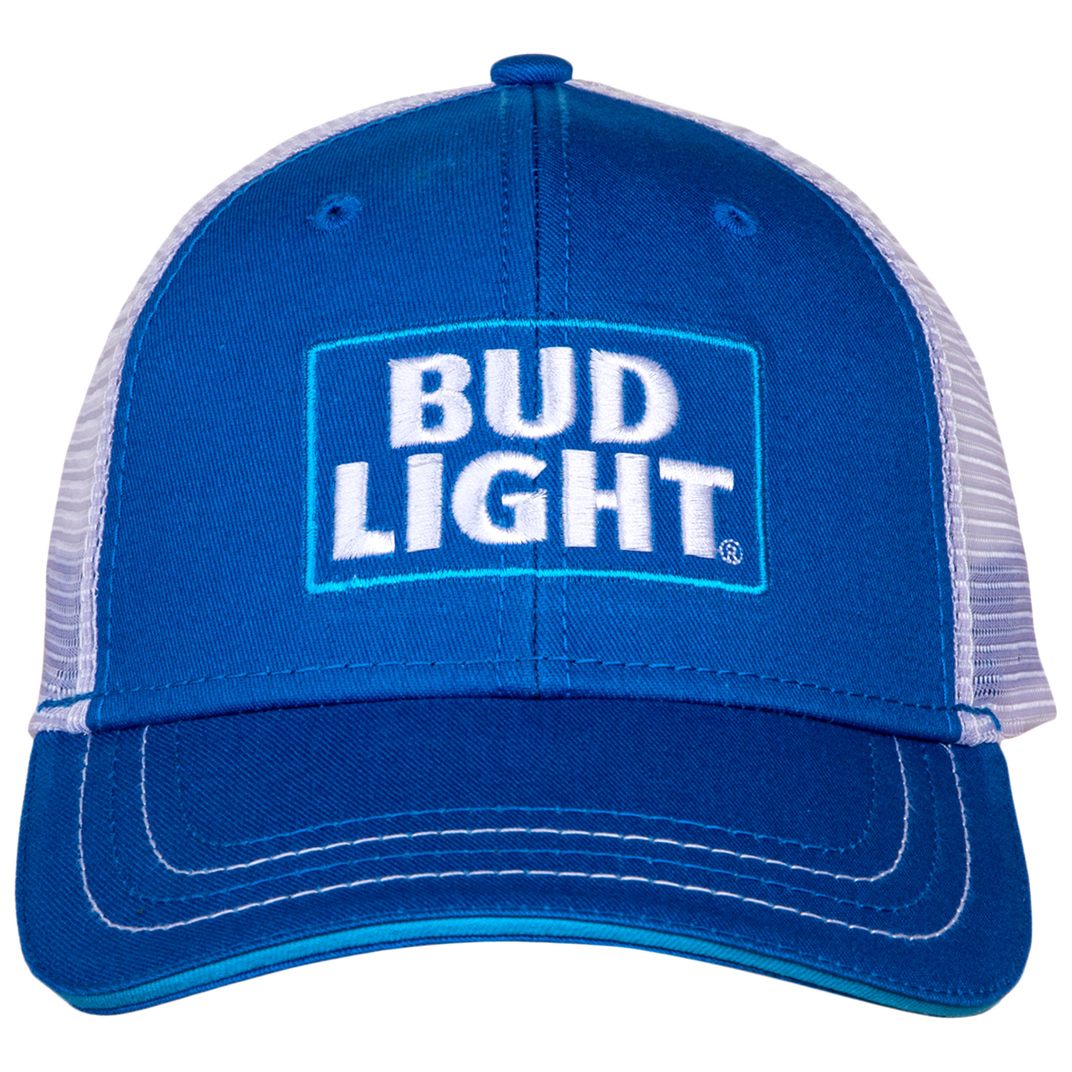Anheuser Busch Bud Light Mens Womens Mesh Baseball Cap Adjustable Snapback Beach Hat 