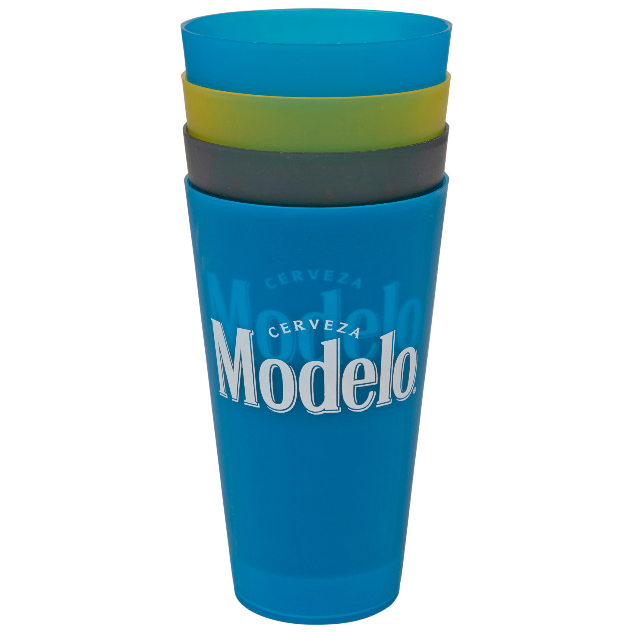 Modelo Cerveza Multi-Colored 4-Pack Plastic 22 Ounce Cups - image 2