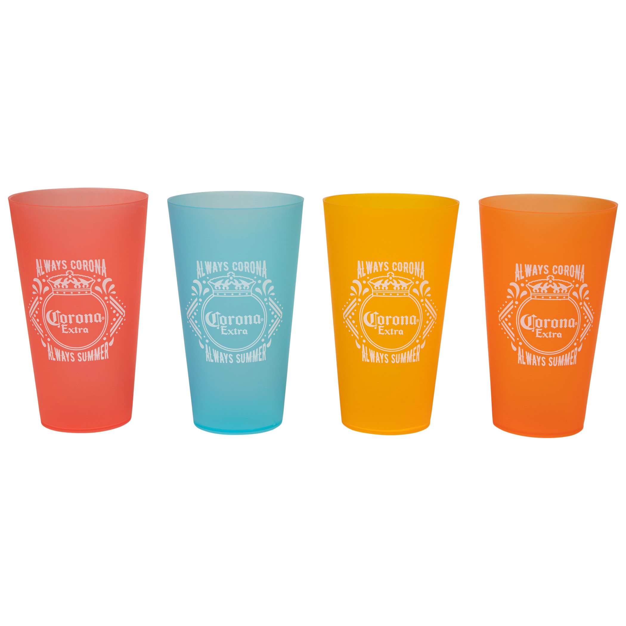 Corona Extra Grill Out 4-Pack Cup Set