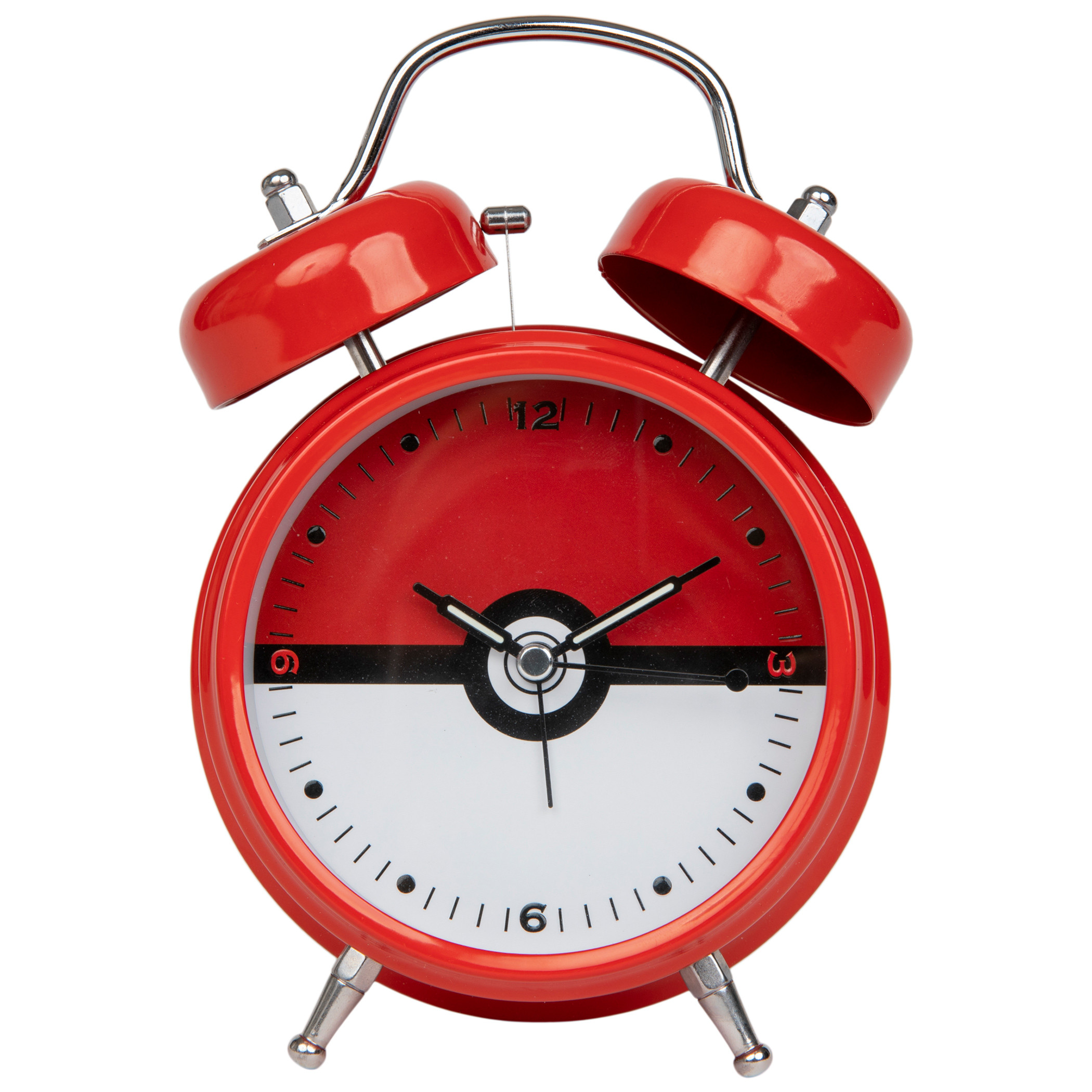 Pokemon Ball Analog Alarm Clock, Black