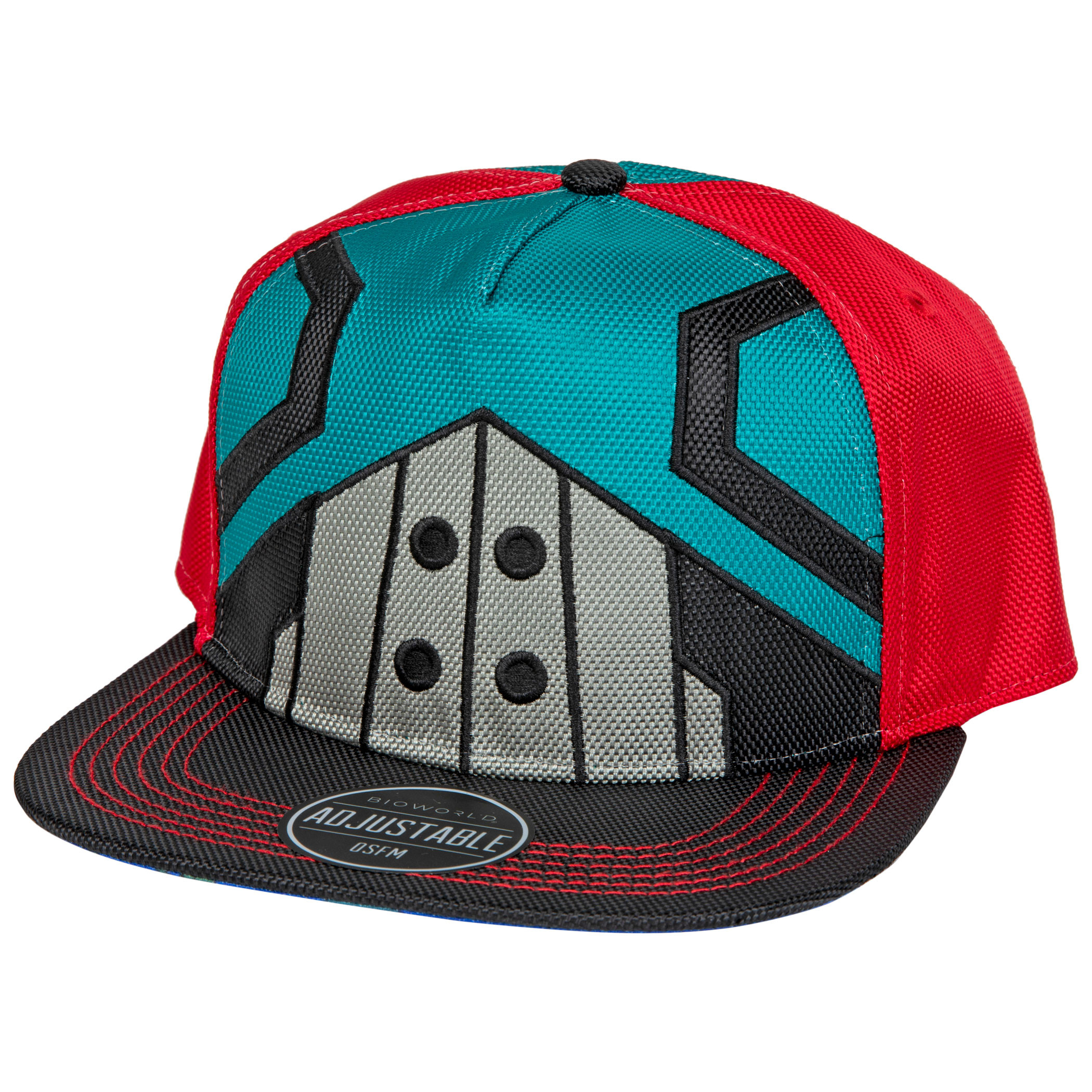 My Hero Academia Deku Suit Up Pre-Curved Bill Snapback, Multi-Color