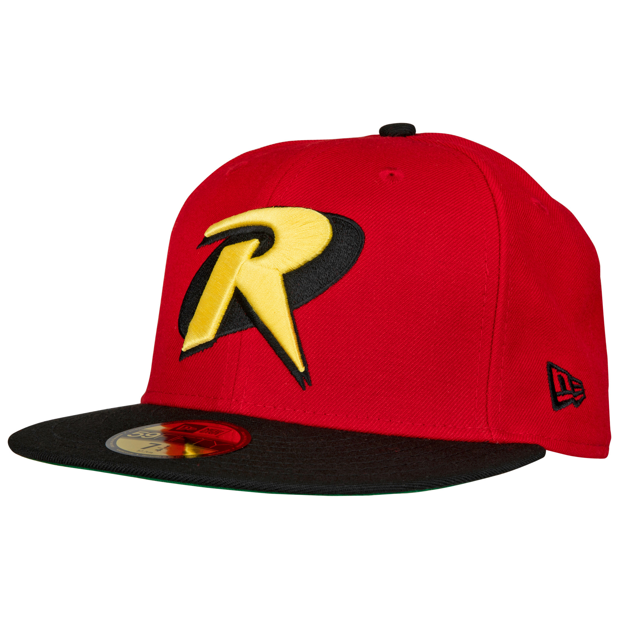 Robin Symbol Scarlet New Era 59Fifty Fitted Hat Red