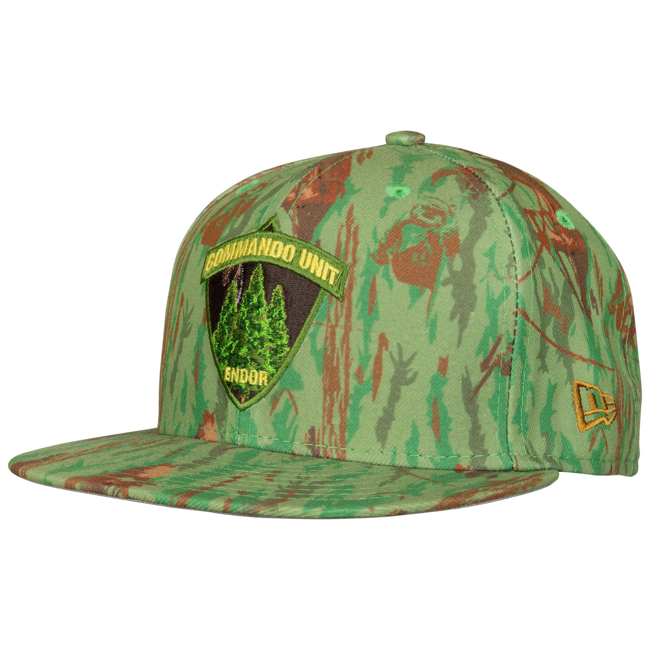 Star Wars Endor Commando Unit Wood Camo 59Fifty Cap, Green