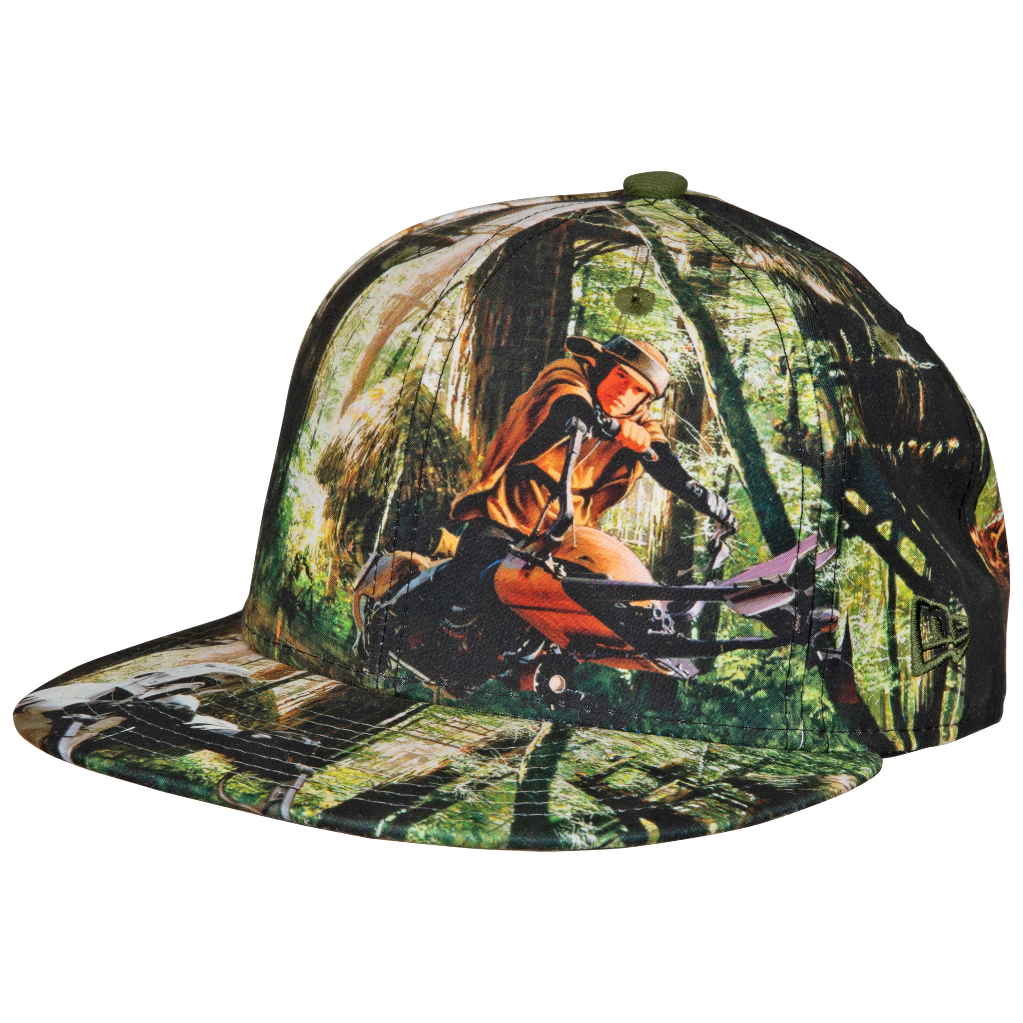 Star Wars Episode 6 Endor Battle Scene New Era 59Fifty Fitted Hat, Multi-Color