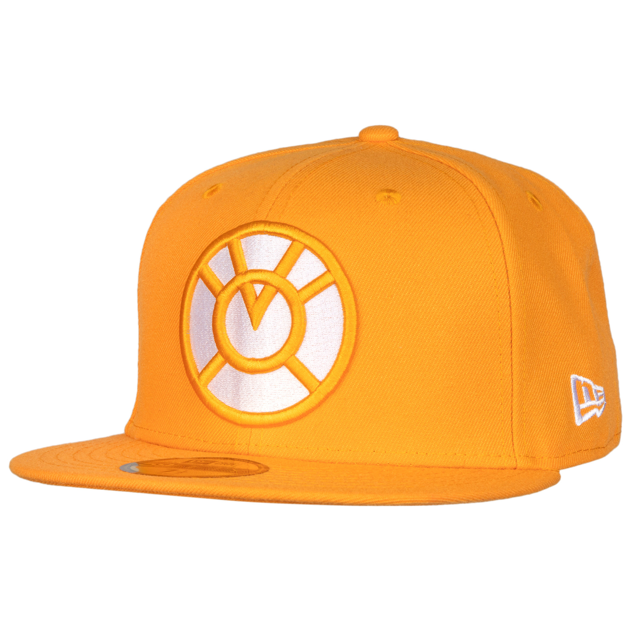 Orange Lantern Color Block New Era 59Fifty Fitted Hat, Orange