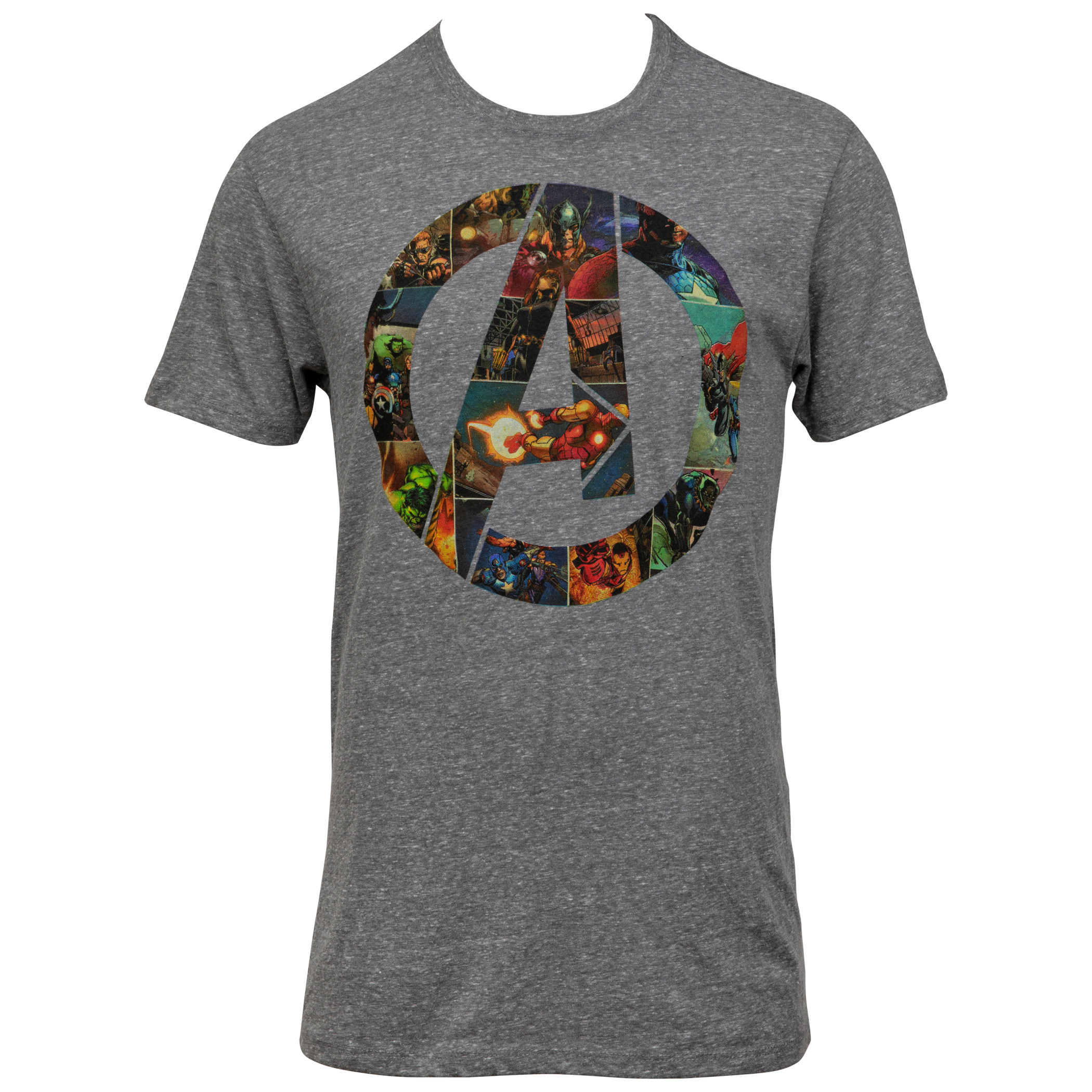 Avengers Filled Logo T-Shirt, Grey