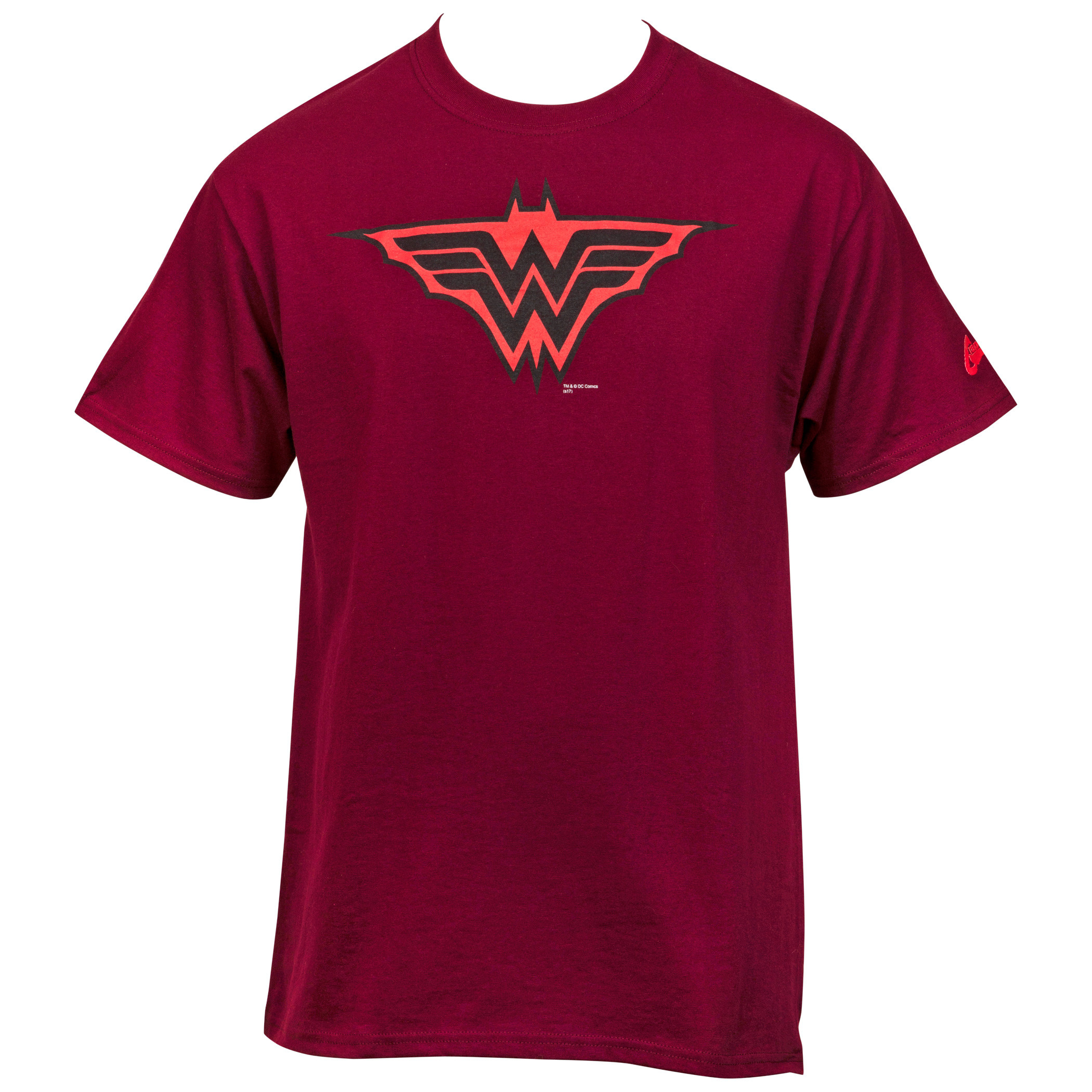 Dark Night Metal Batman Merciless Symbol T-Shirt, Red