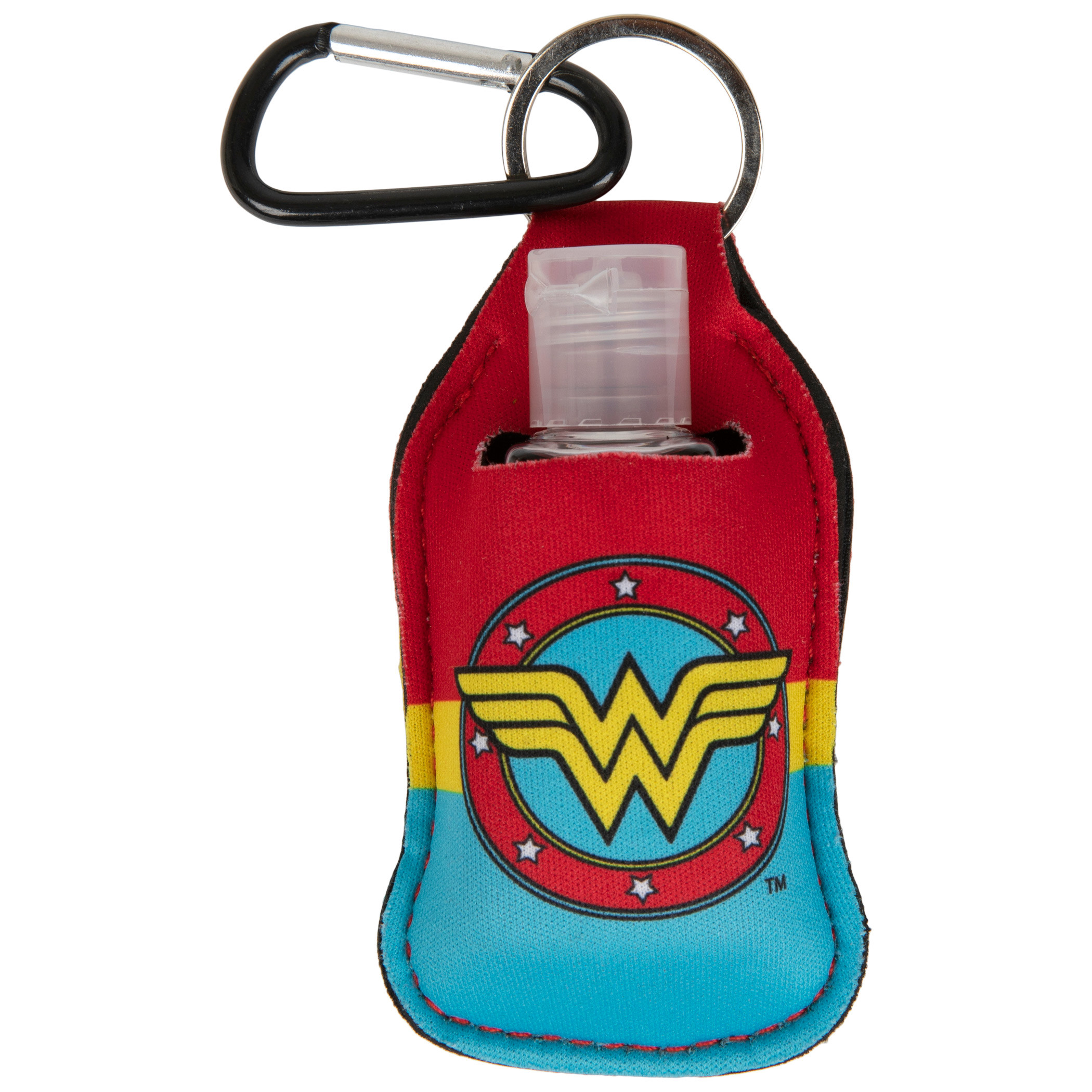 Wonder Woman Circle Symbol Quick Clip Hand Sanitizer, Multi-Color