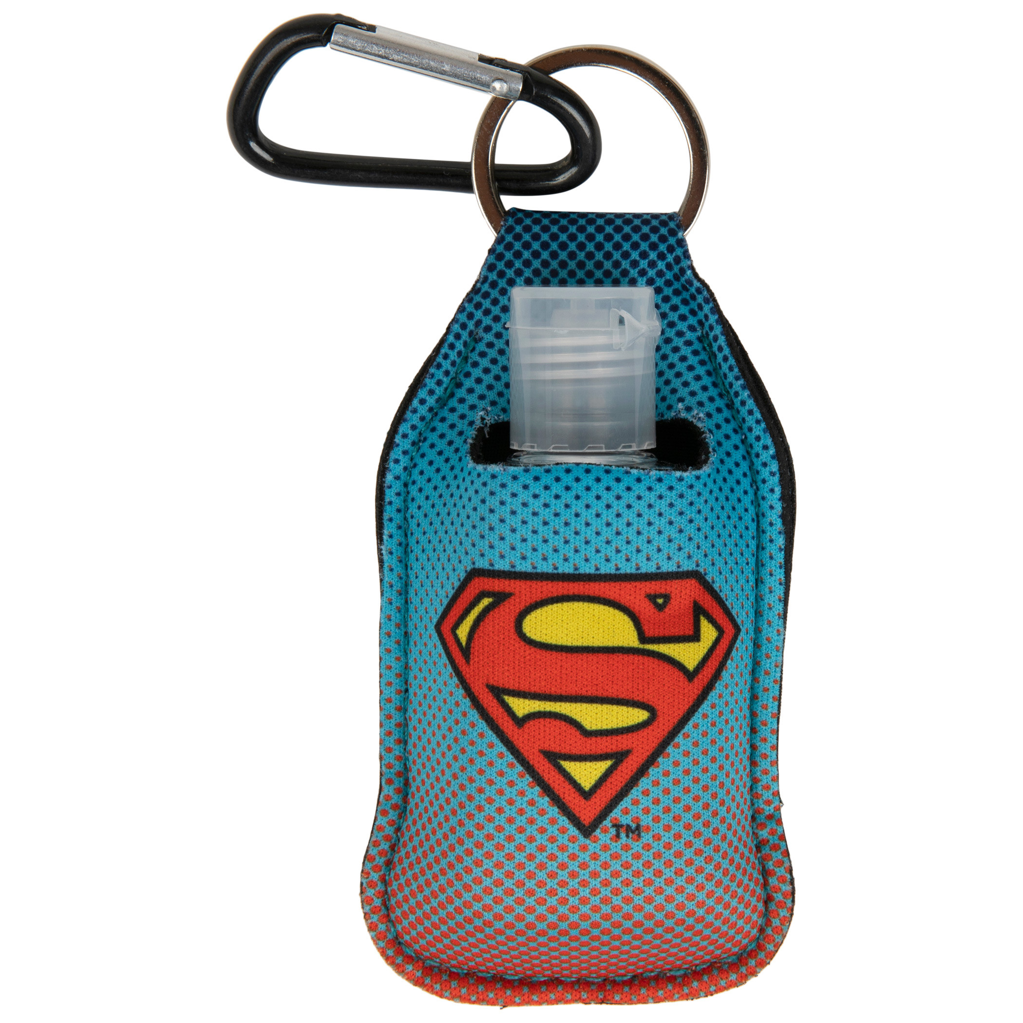 Superman Symbol Quick Clip Hand Sanitizer, Blue