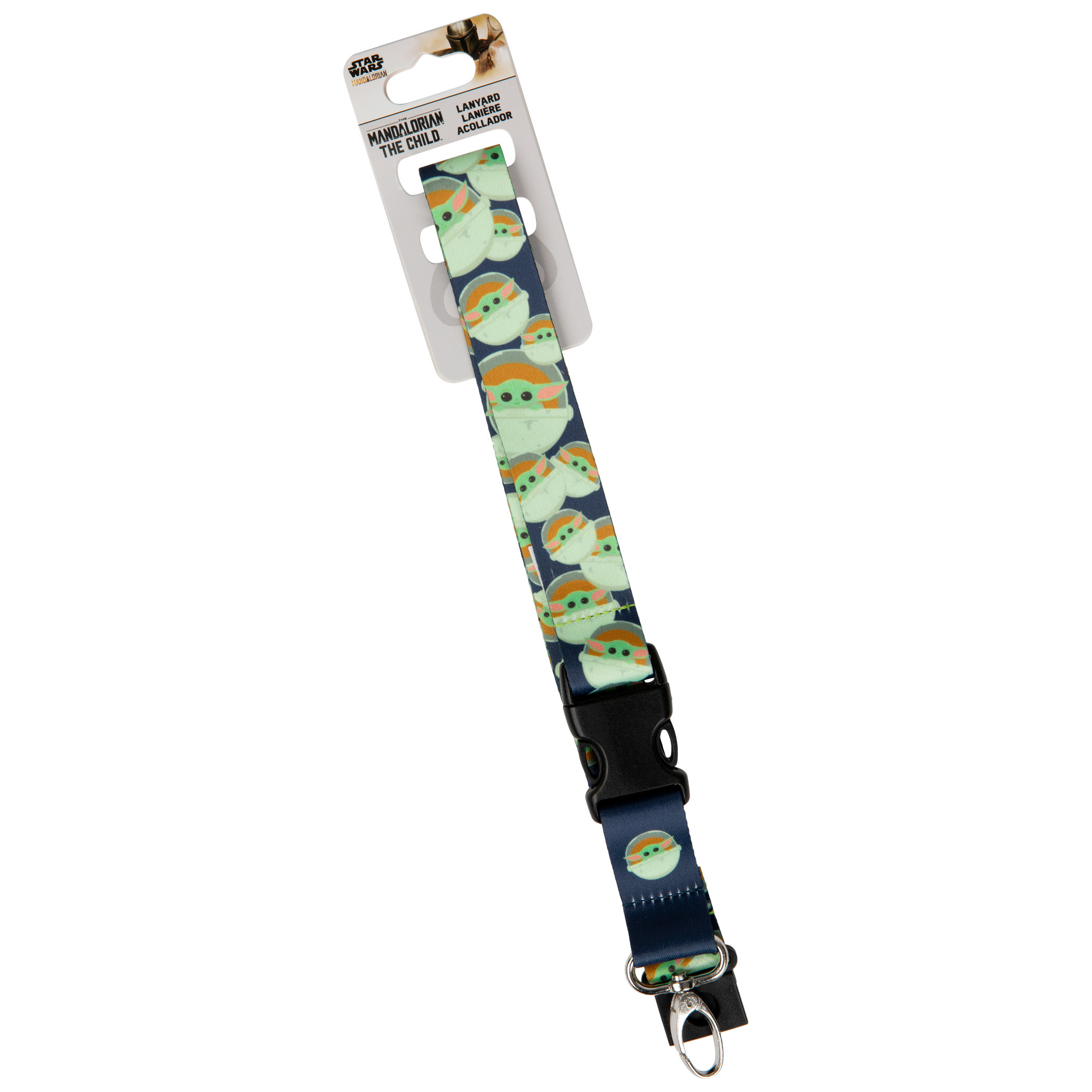 Star Wars The Mandalorian The Child Grogu Lanyard, Multi-Color