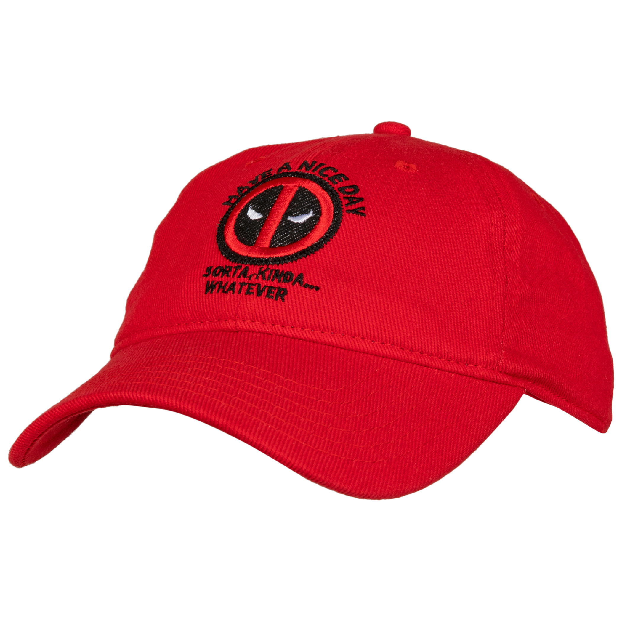 Deadpool 'Have A Nice Day' Dad Hat, Red