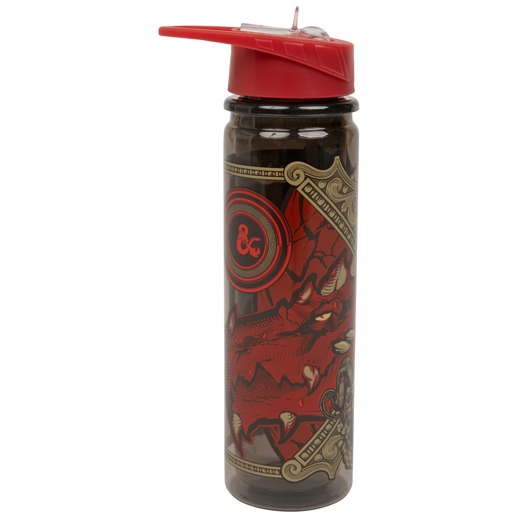 Dungeons and Dragons Dragon Wrap 20 Oz Water Bottle, Multi-Color