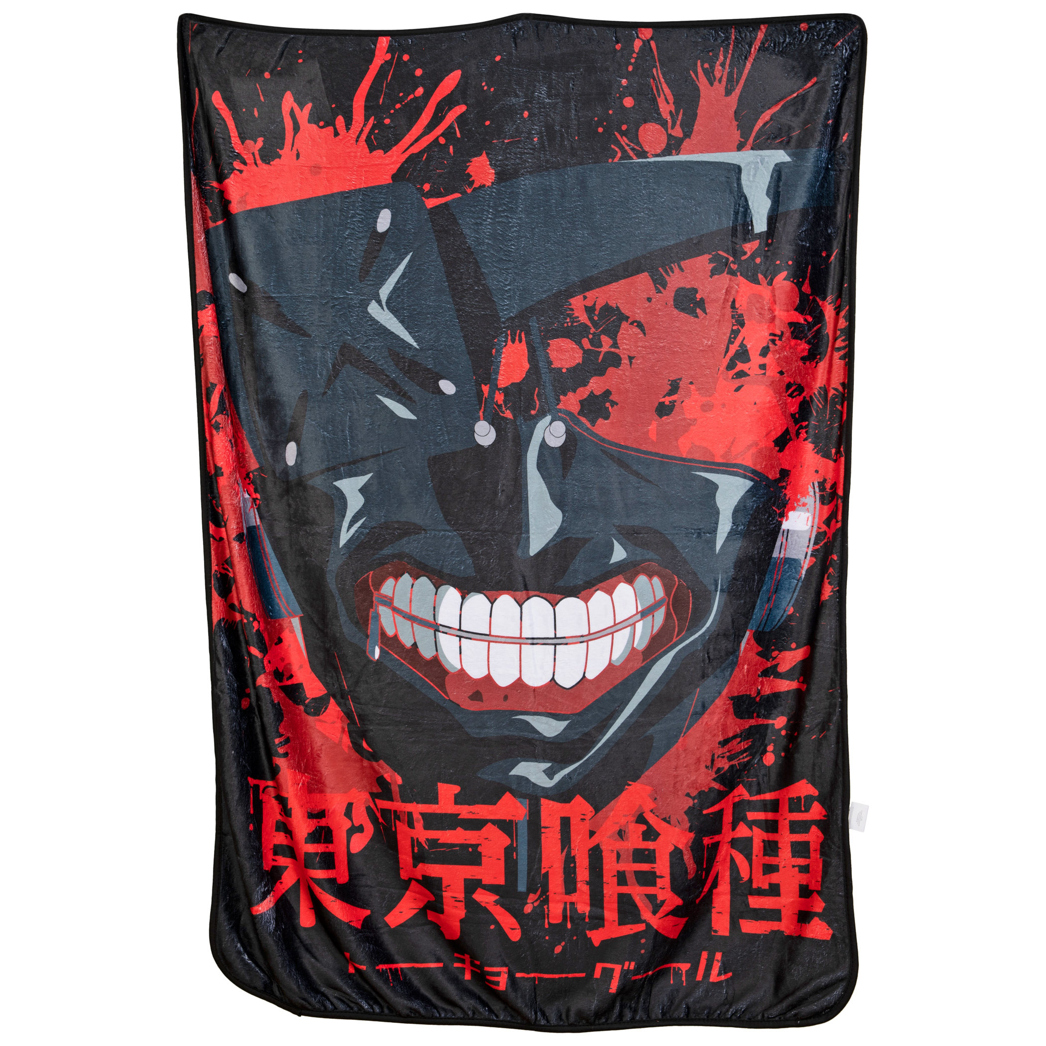 Tokyo Ghoul Mask Fleece Throw Blanket, Multi-Color