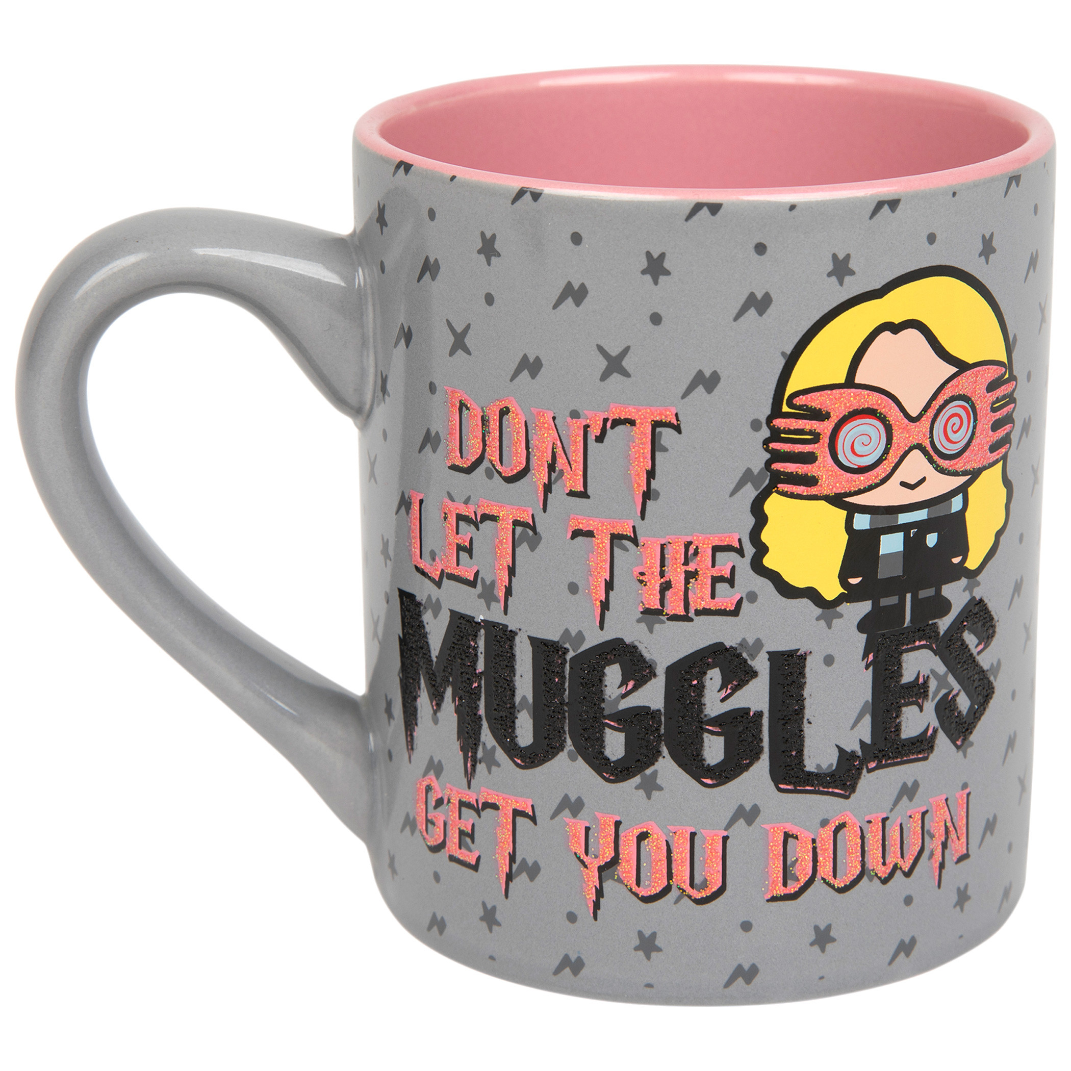 Harry Potter Don't Let the Muggles Get You Down 14 Ounce Ceramic Mug, Multi-Color