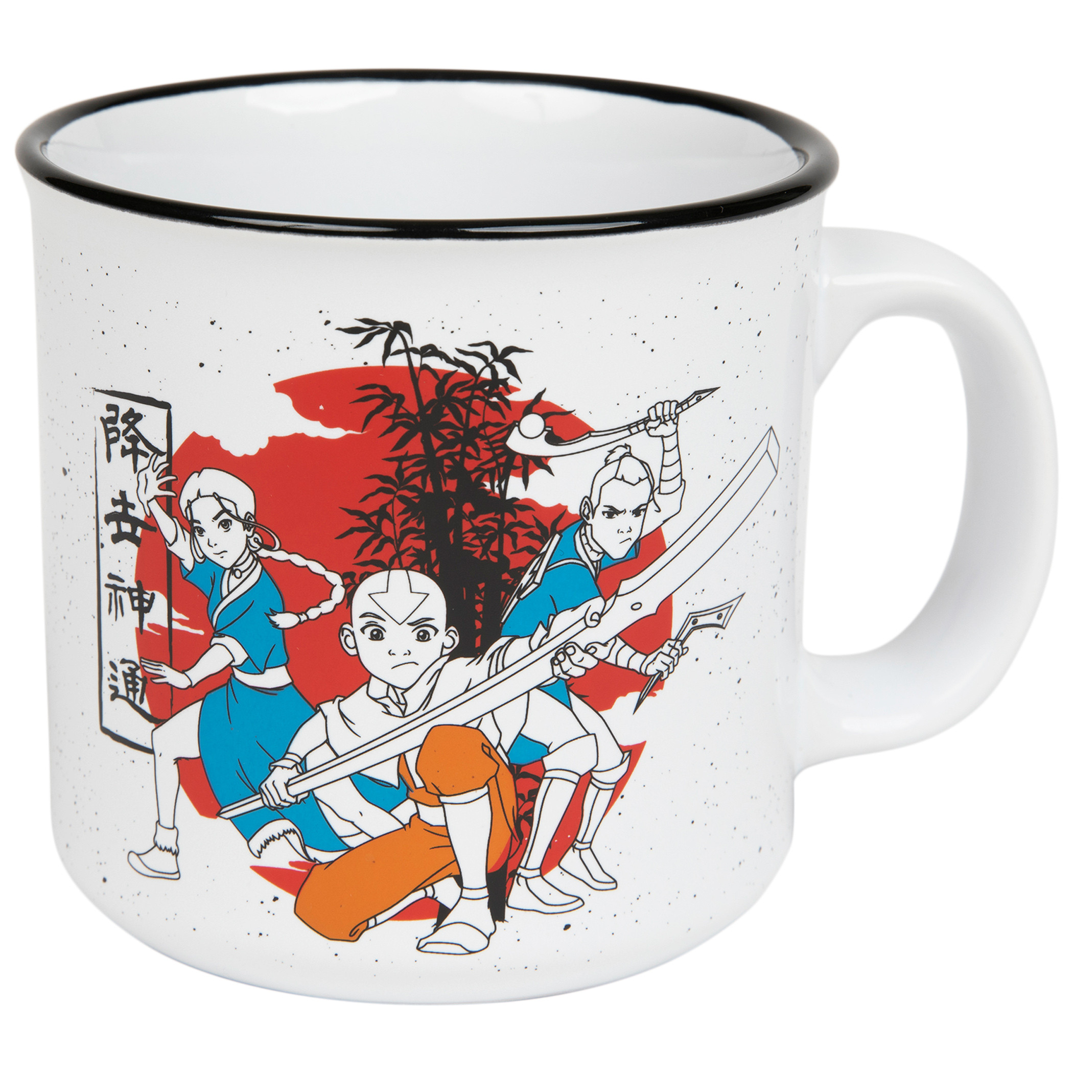 Avatar The Last Air Bender 20oz Ceramic Camper Mug, Multi-Color