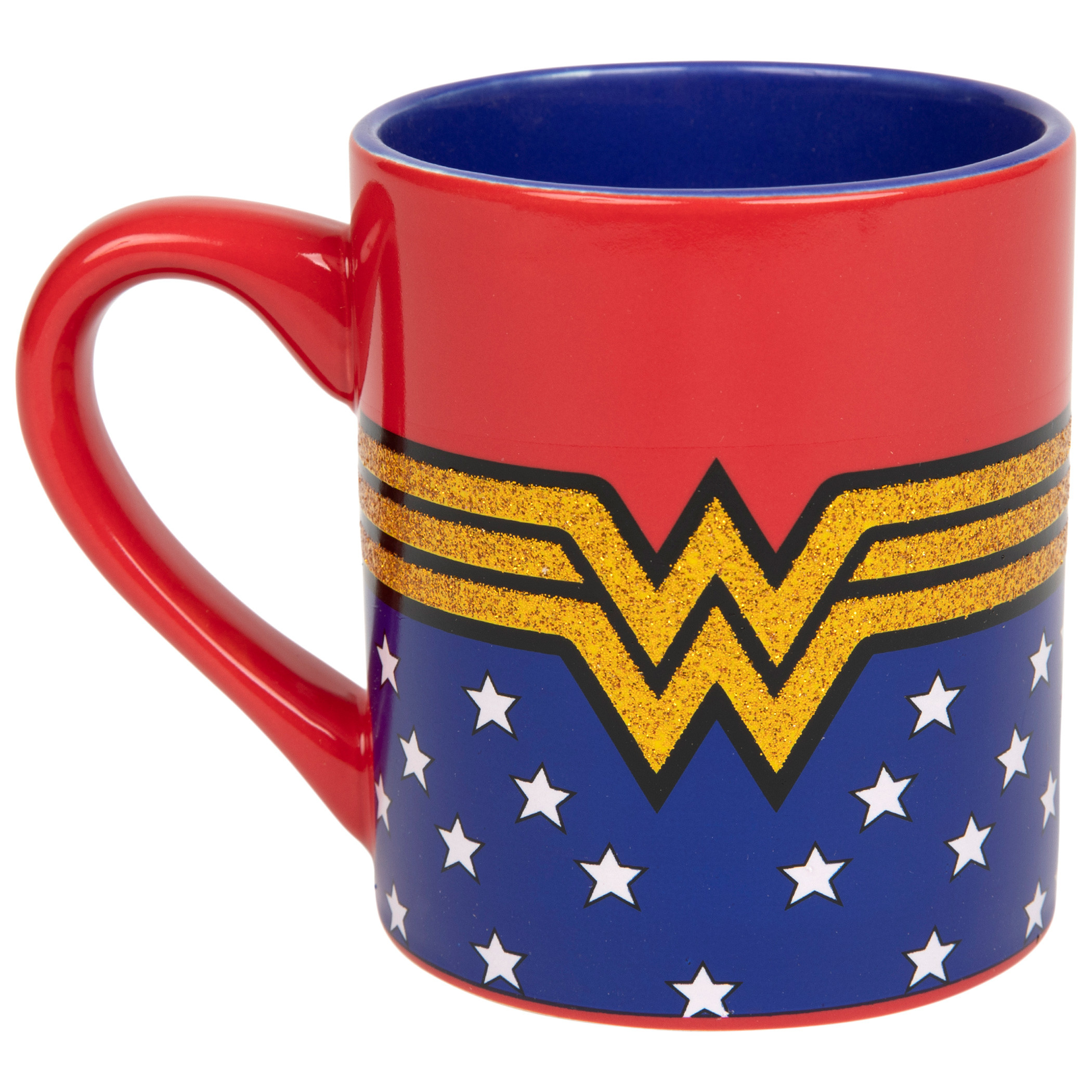 Wonder Woman Classic Symbol 14 Ounce Ceramic Mug, Multi-Color