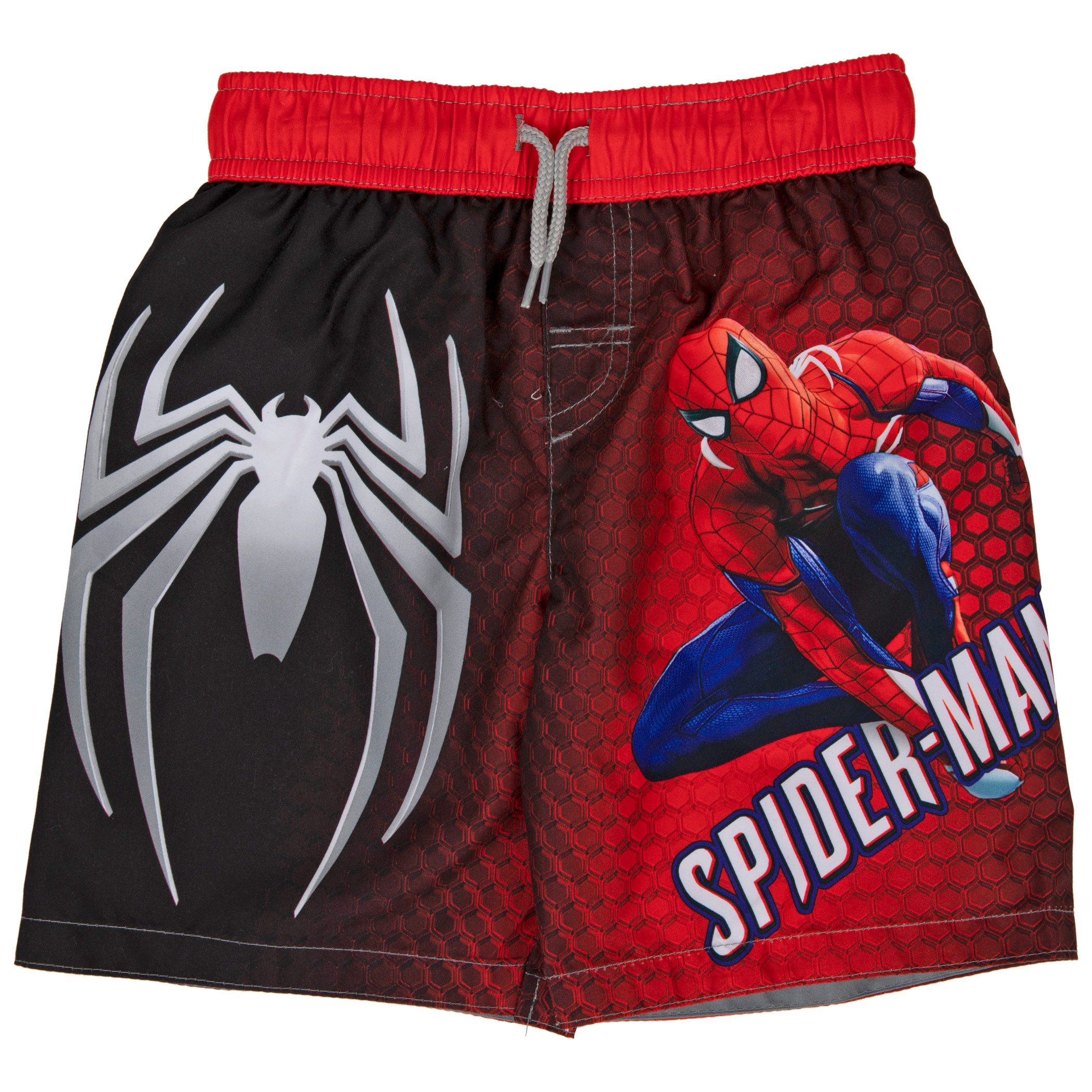 Spider-man Gamerverse Symbol Youth Swim Trunks, Multi-Color