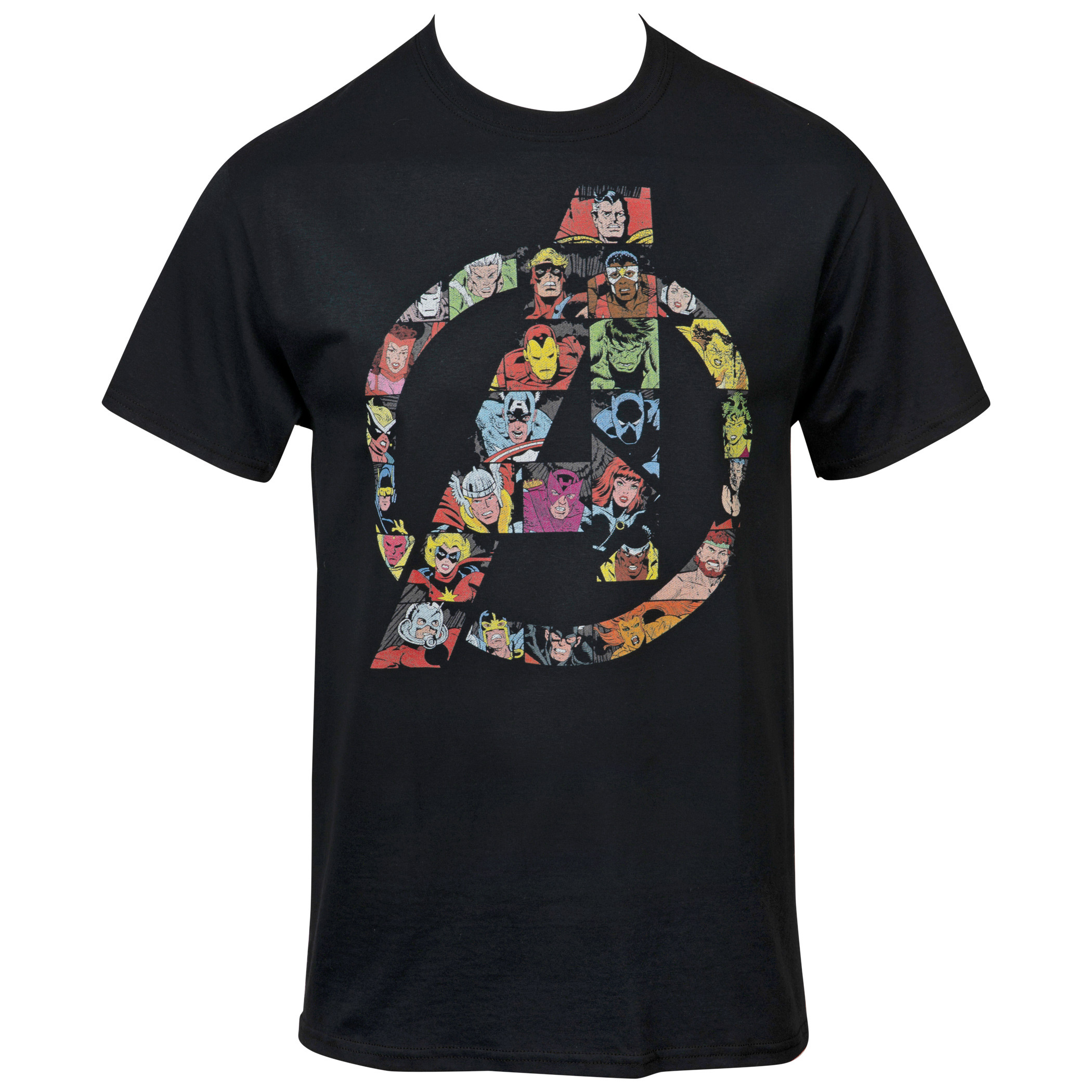 Marvel The Avengers Symbol Of Hero Images T-Shirt, Black